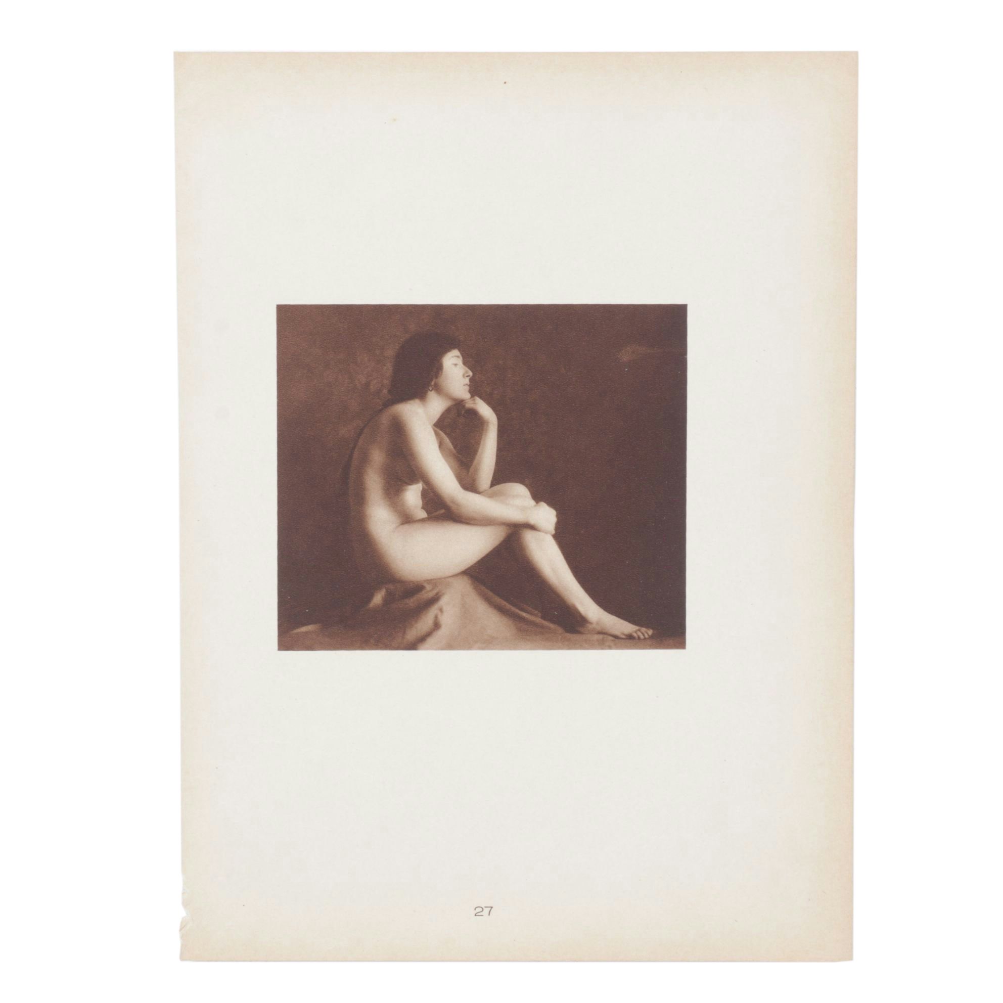 Dr. Pierre Landow "La Femme Nude" Lithograph, 1925