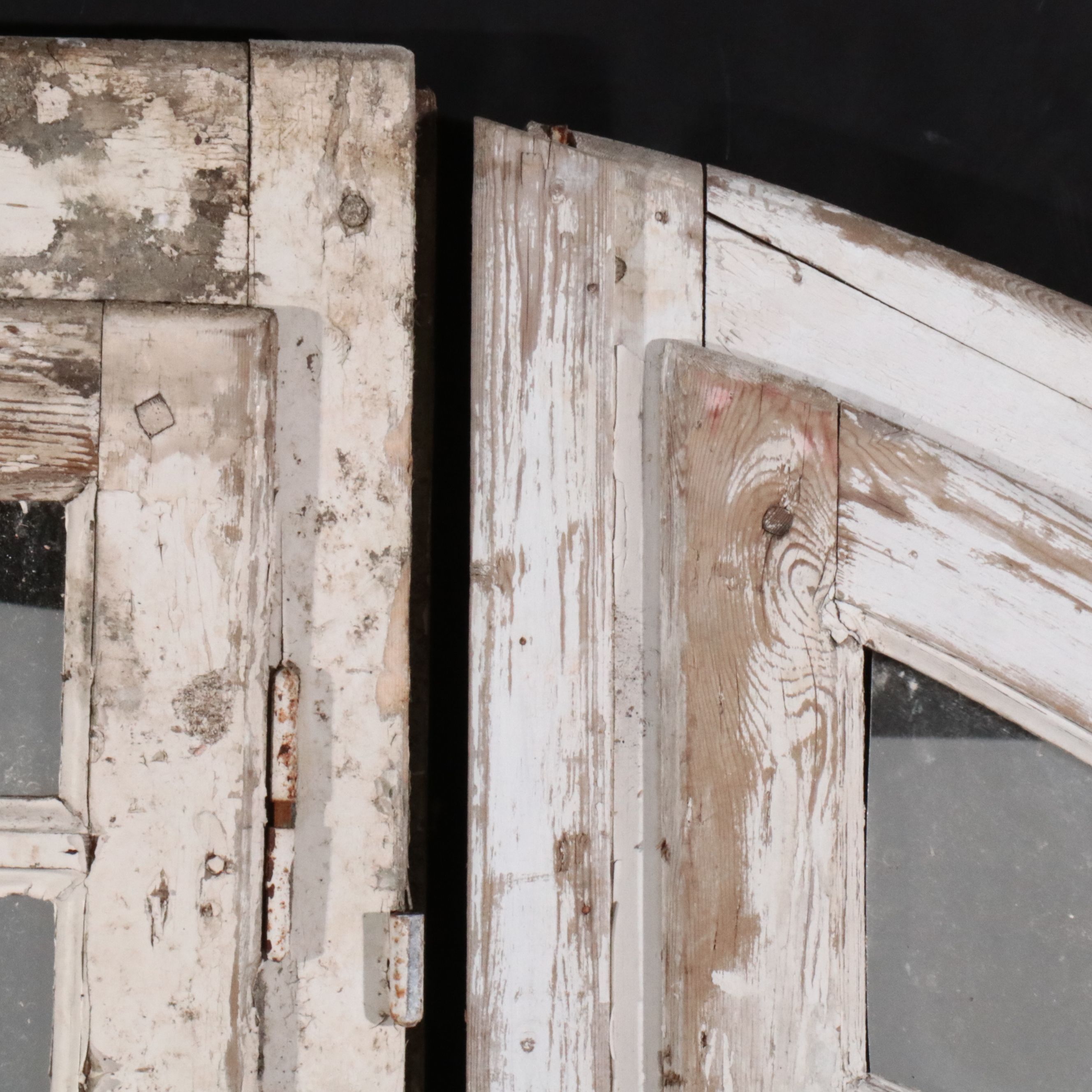 Architectural Salvage Three-Part Dormer Window Frame