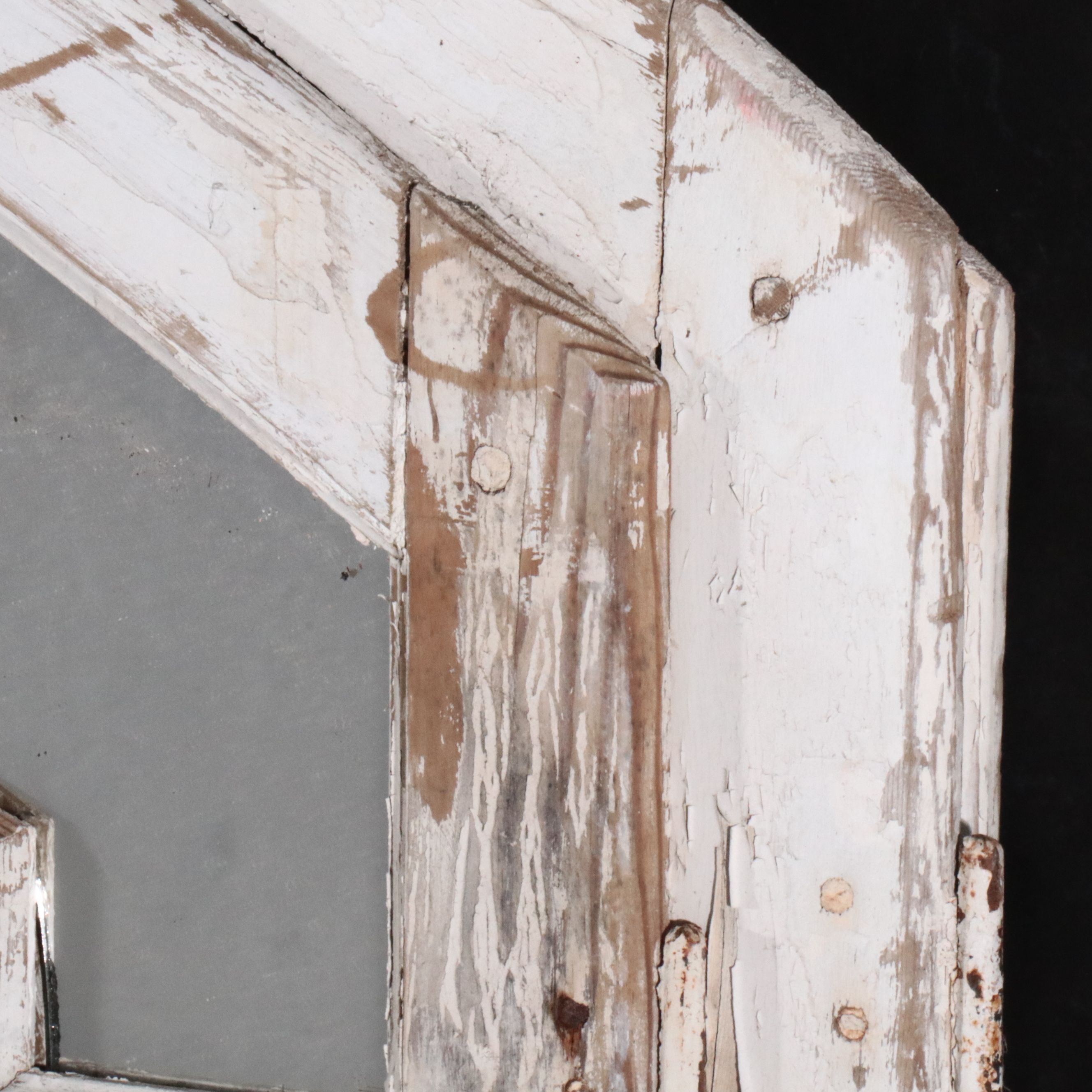 Architectural Salvage Three-Part Dormer Window Frame