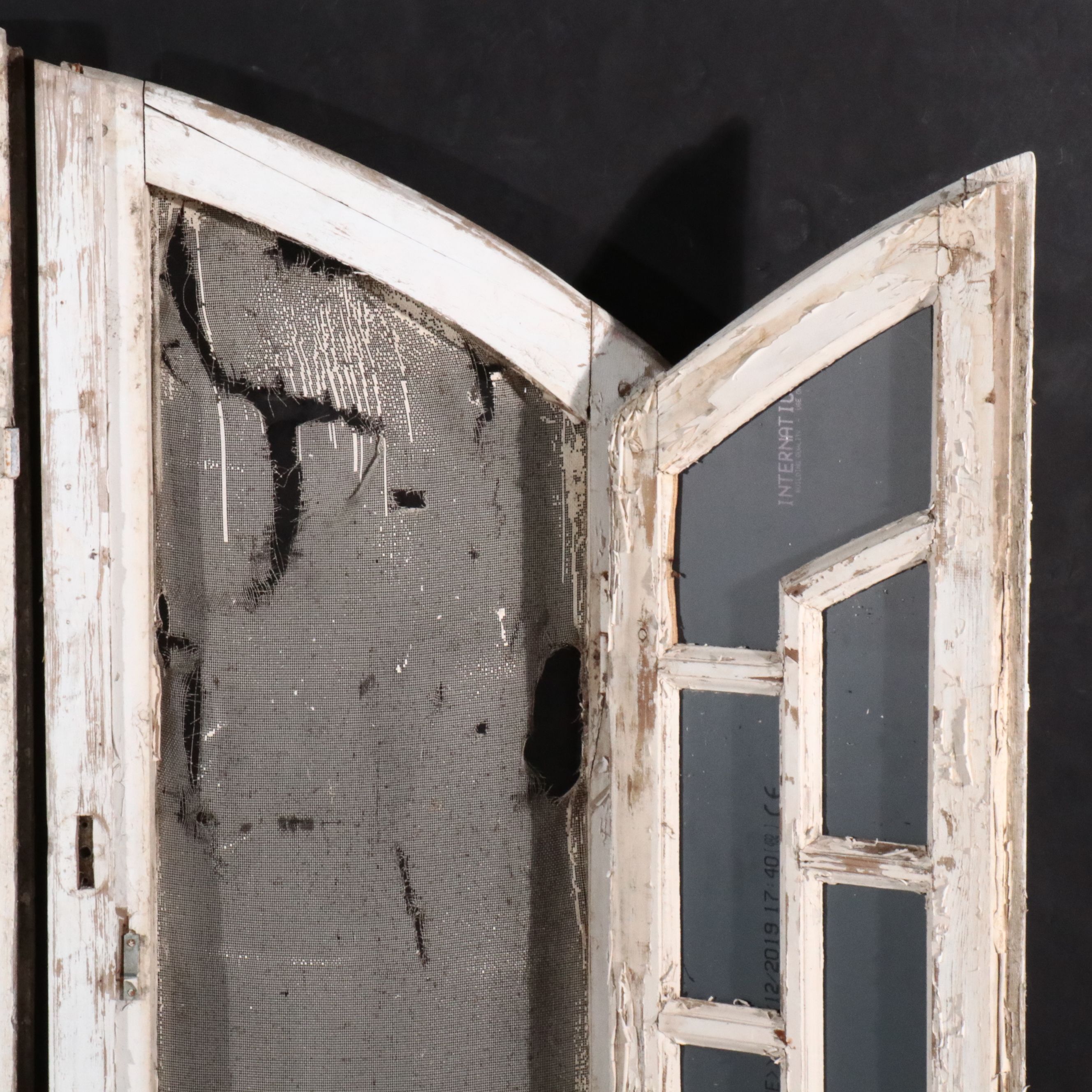 Architectural Salvage Three-Part Dormer Window Frame