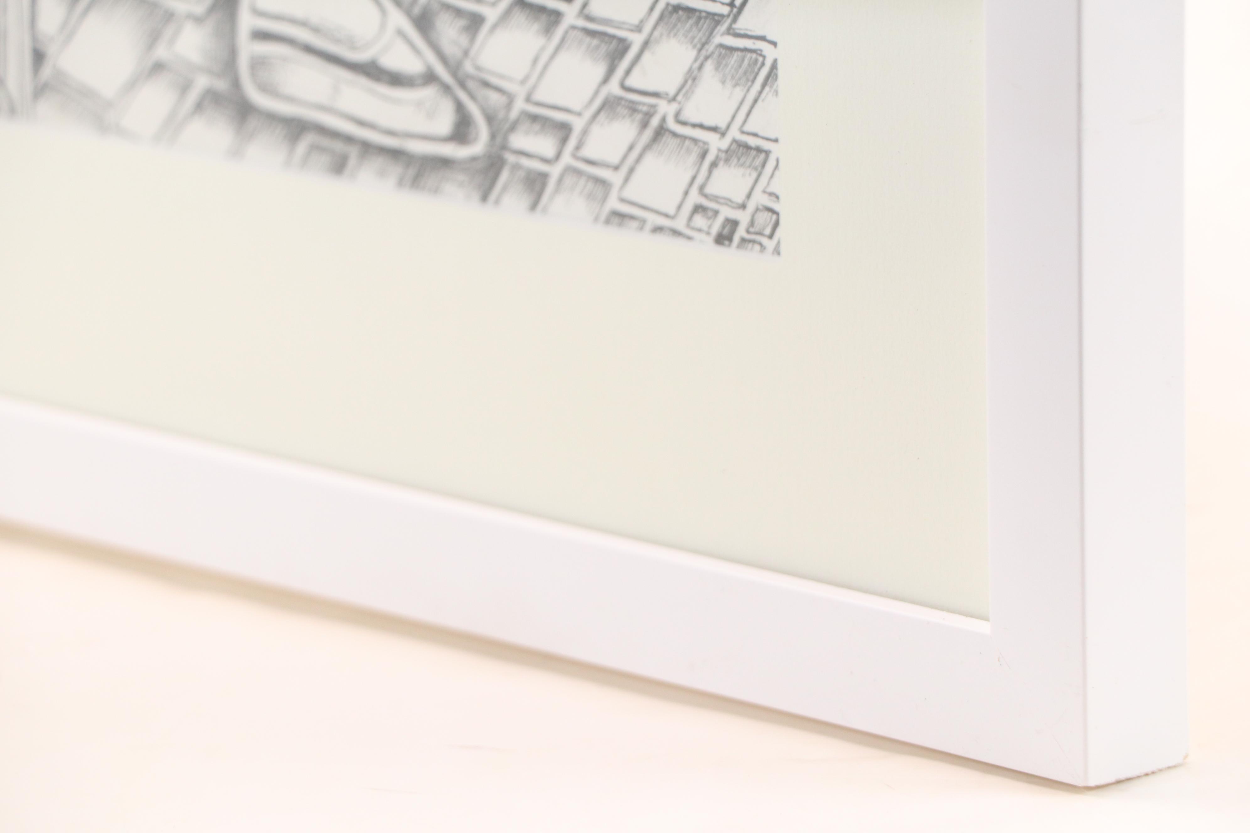 Nikolay Manuylov Drawing of Surrealistic Family Portrait, 2016