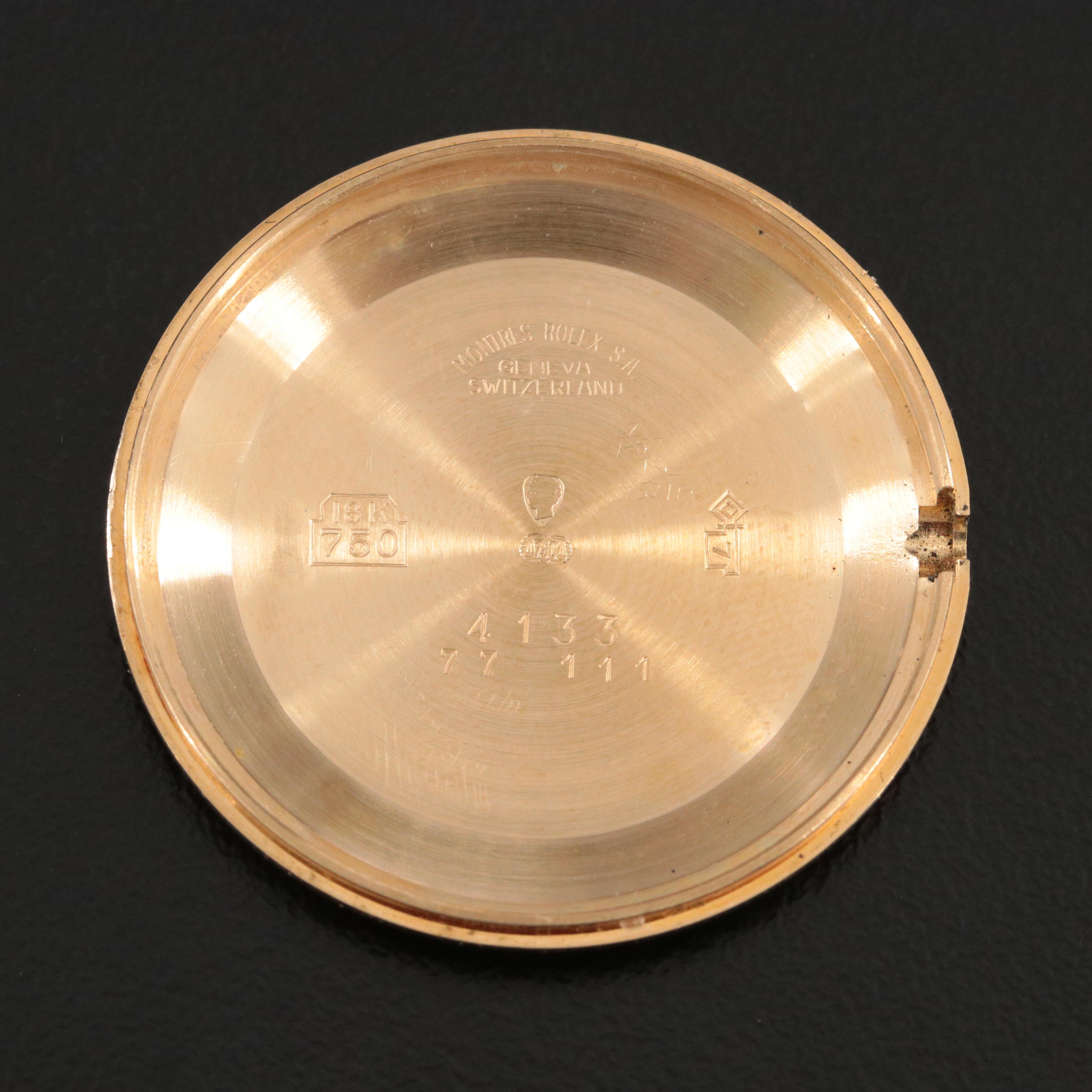 1980 Rolex Cellini 4133 Stem Wind Watch