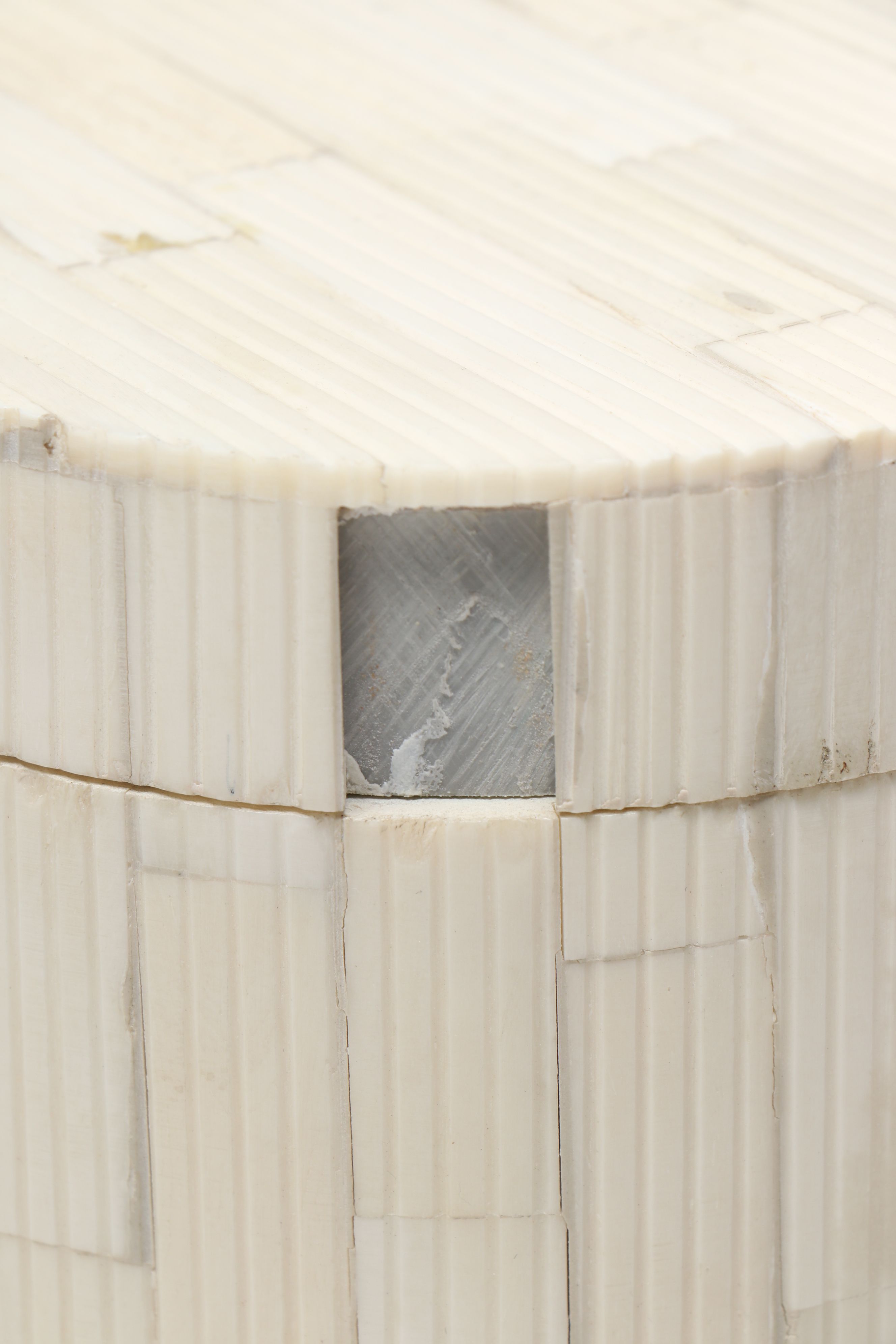 Carved Bone Boxes with Horn Handled Tray and Other Office Décor