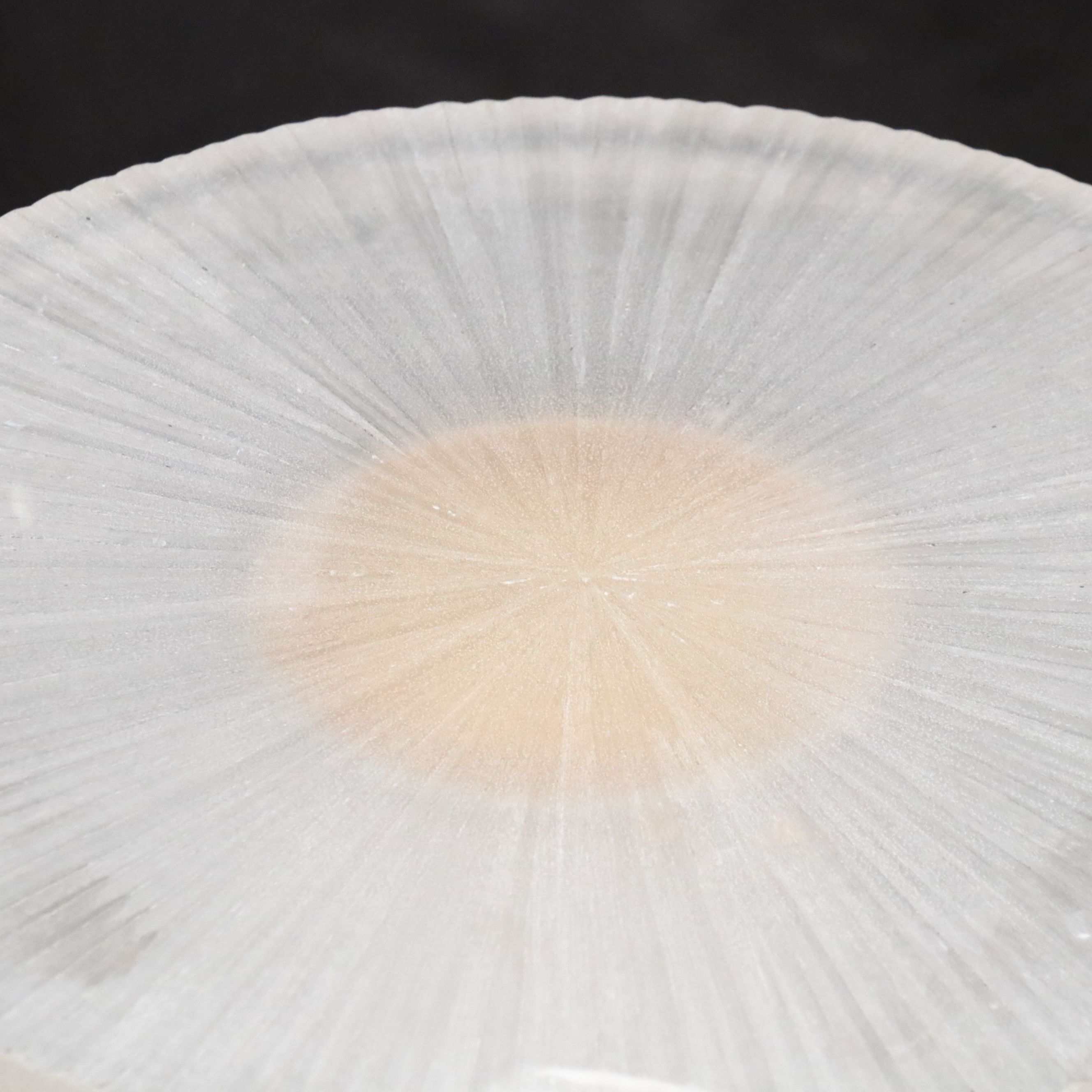 Pair of Contemporary Modern Frosted Glass Accent Tables