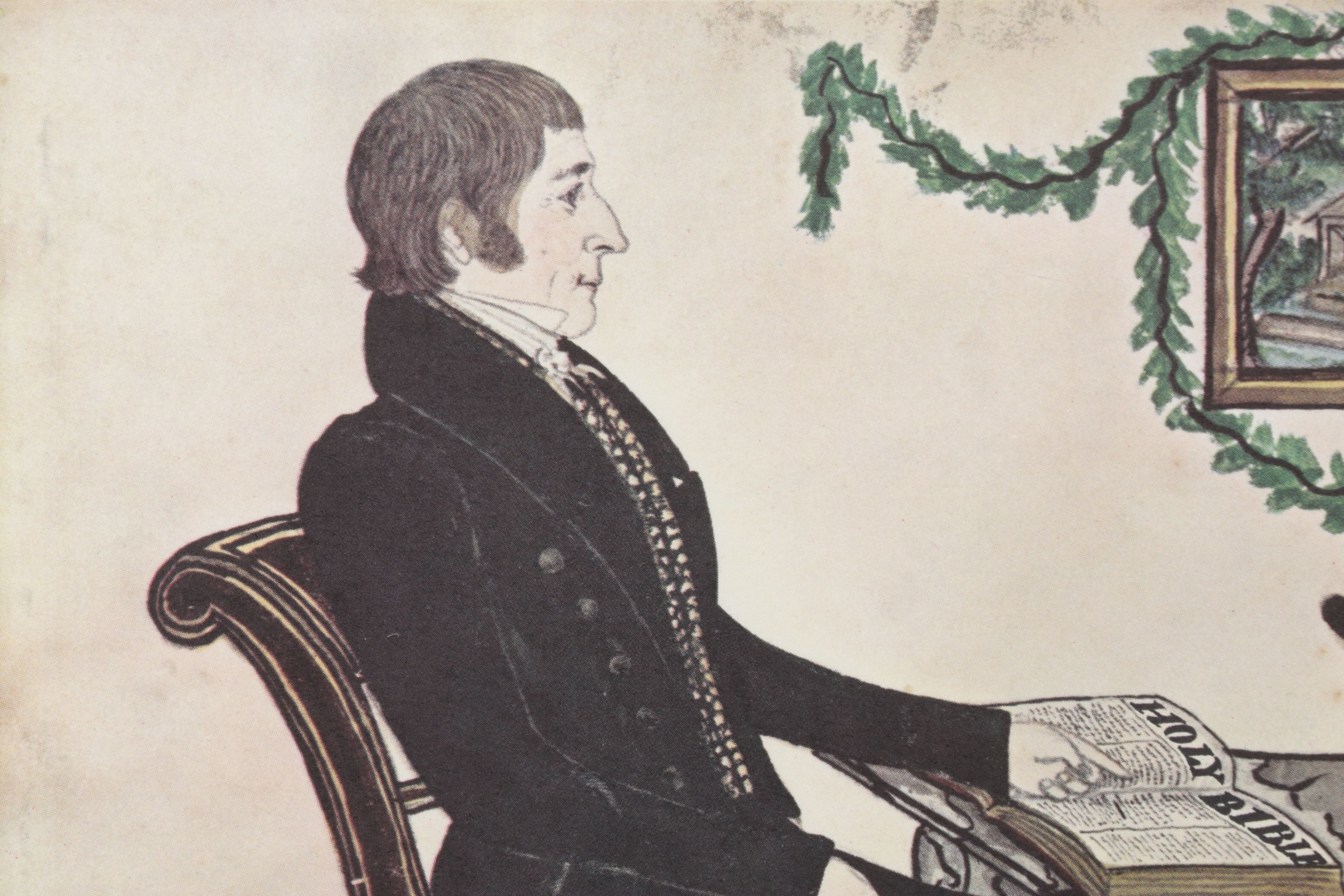 Offset Lithograph after Joseph H. Davis "James and Sarah Tuttle," 1836