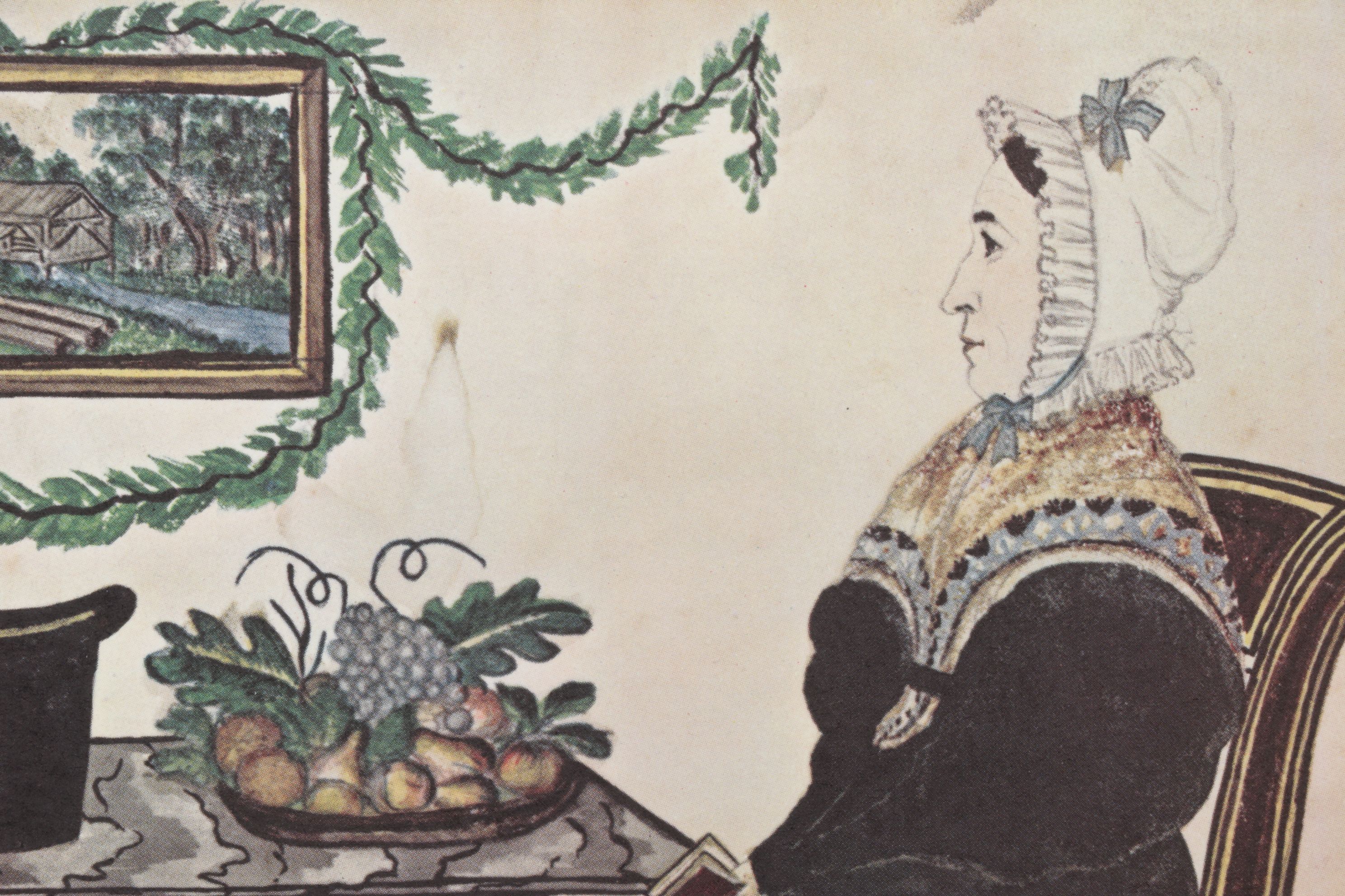 Offset Lithograph after Joseph H. Davis "James and Sarah Tuttle," 1836