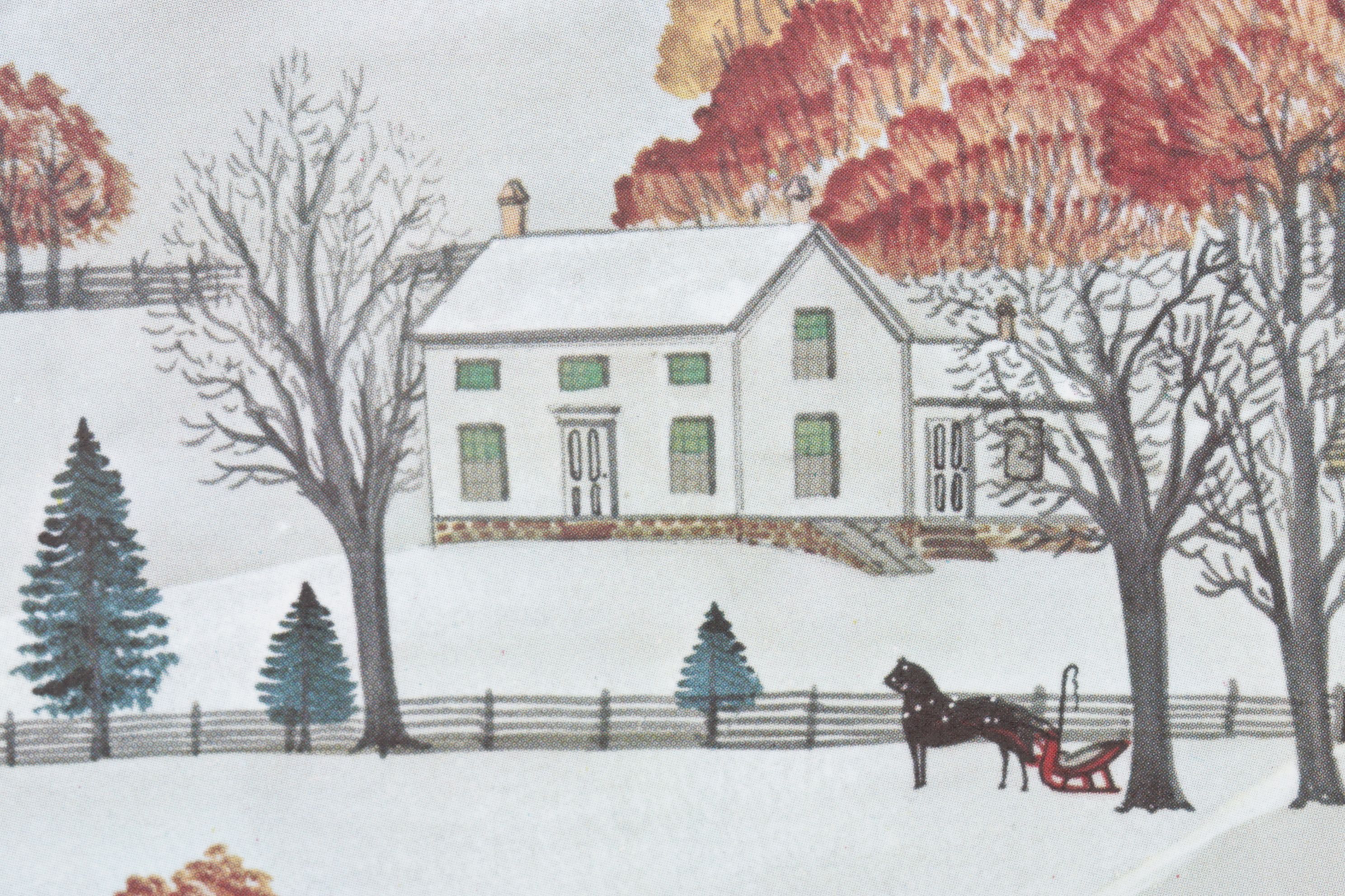 Offset Lithograph after Paul Seifert "Residence of Mr. E.R. Jones," 1881