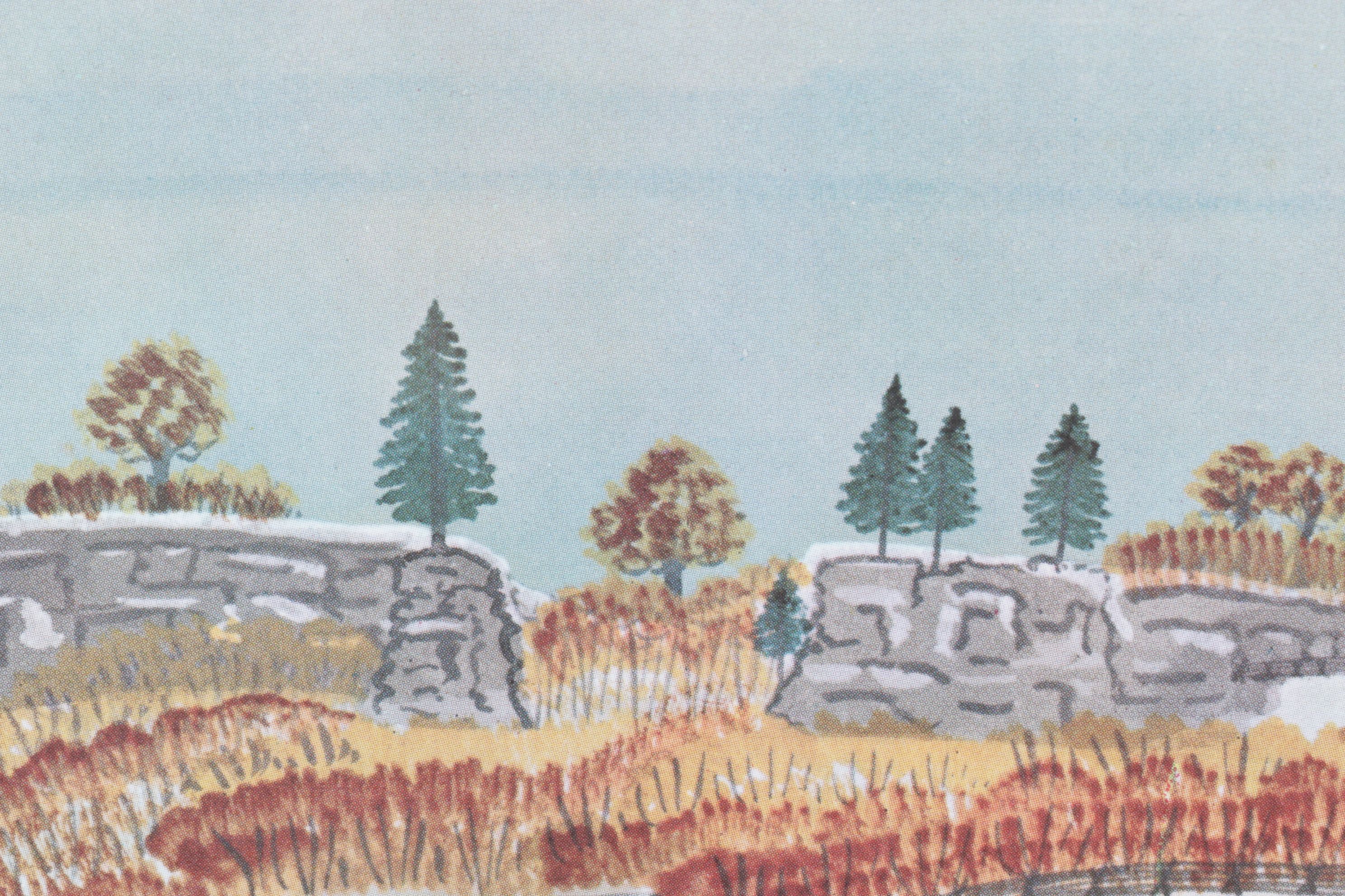 Offset Lithograph after Paul Seifert "Residence of Mr. E.R. Jones," 1881