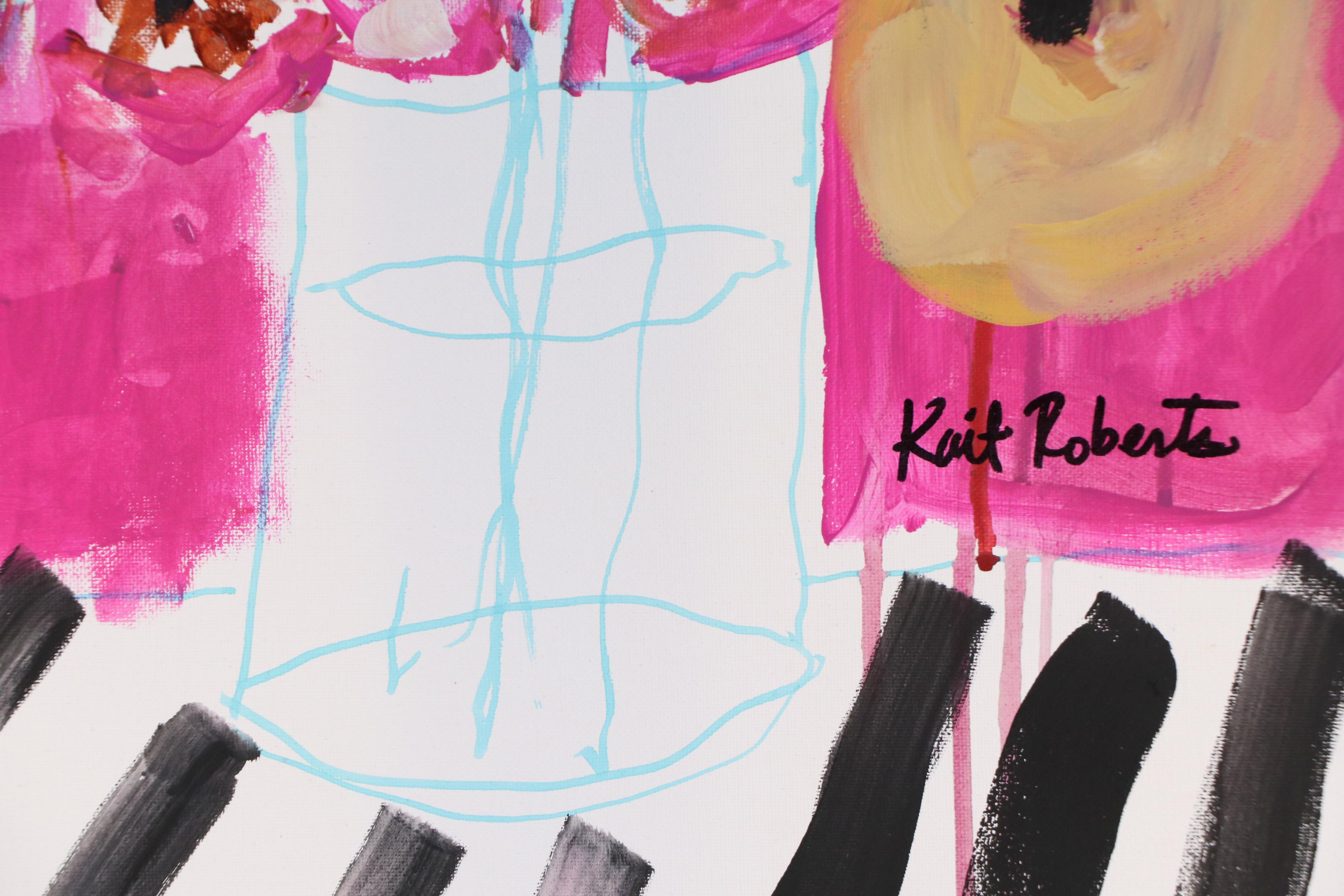 Kait Roberts Stylized Acrylic Painting "Dreamer," 2025