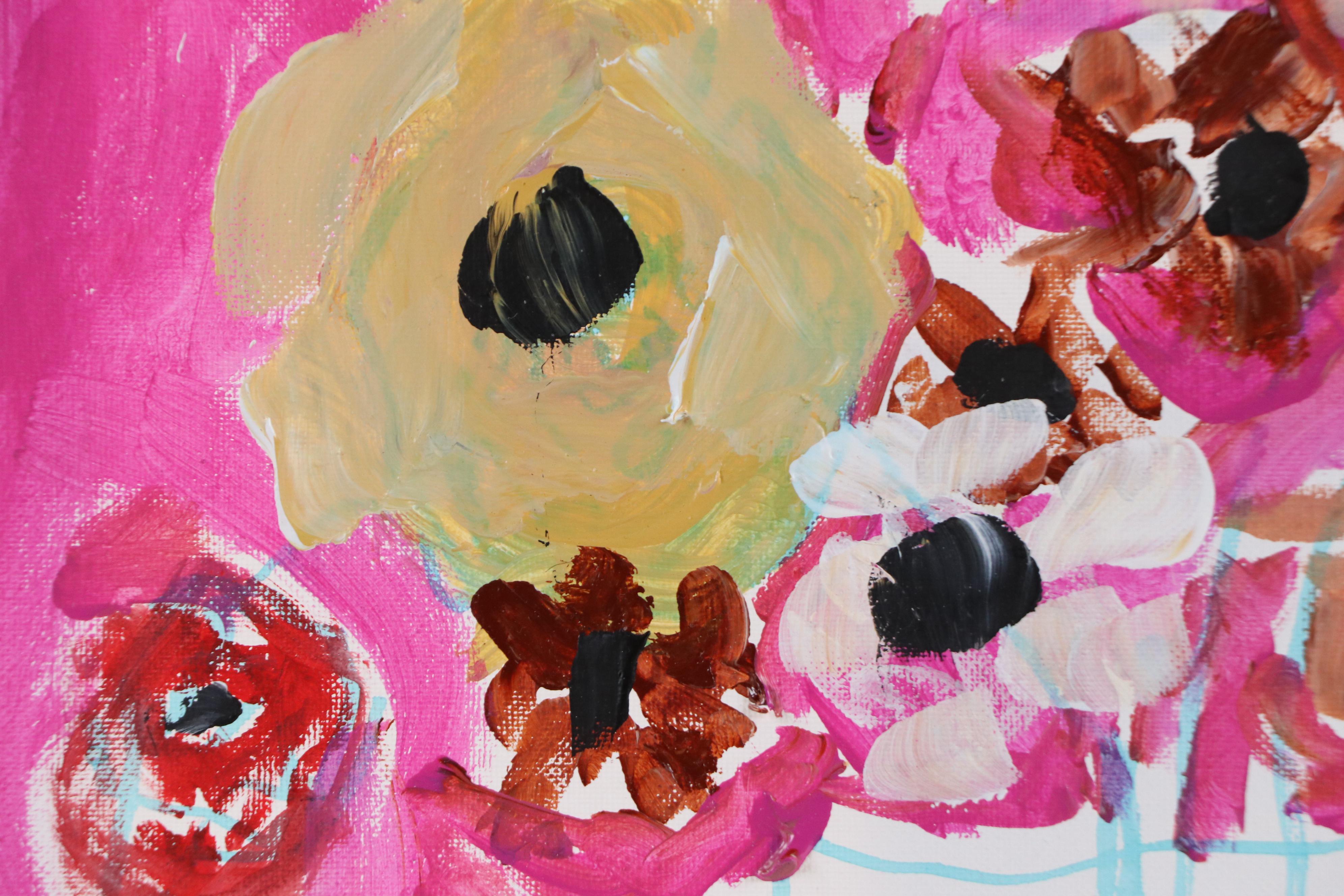 Kait Roberts Stylized Acrylic Painting "Dreamer," 2025