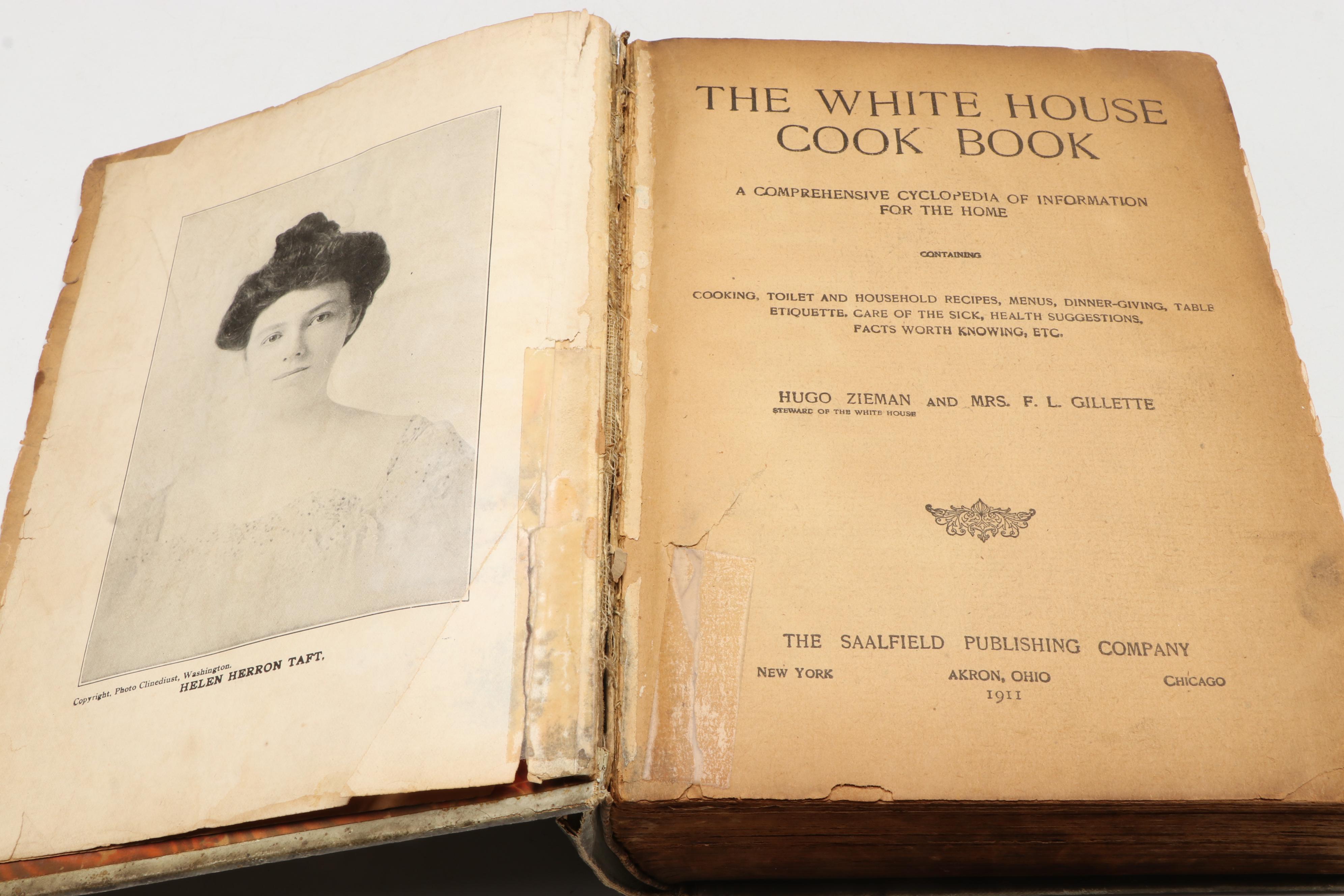 "The White House Cook Book" by Hugo Ziemann and Fanny L. Gillette, 1911