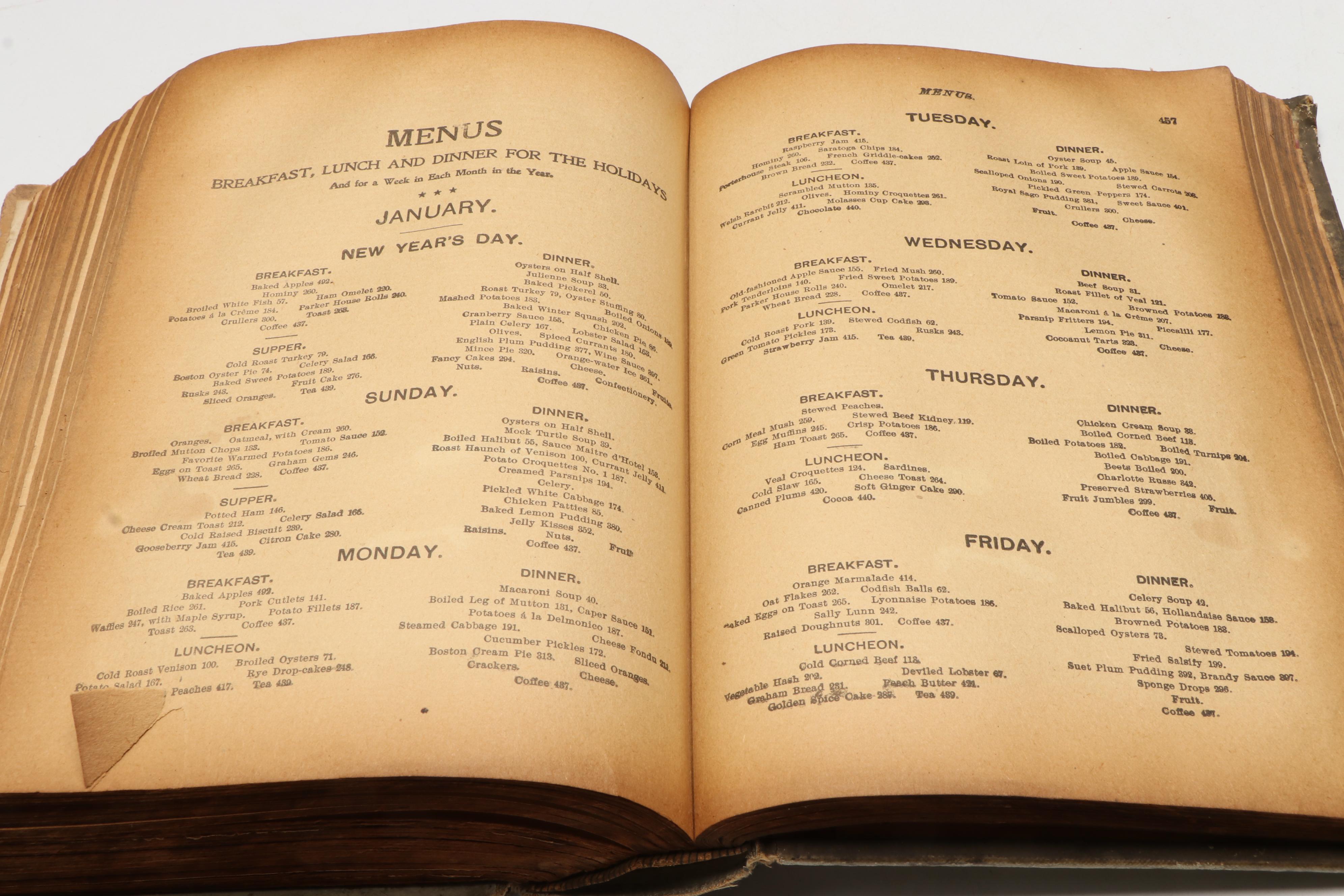 "The White House Cook Book" by Hugo Ziemann and Fanny L. Gillette, 1911