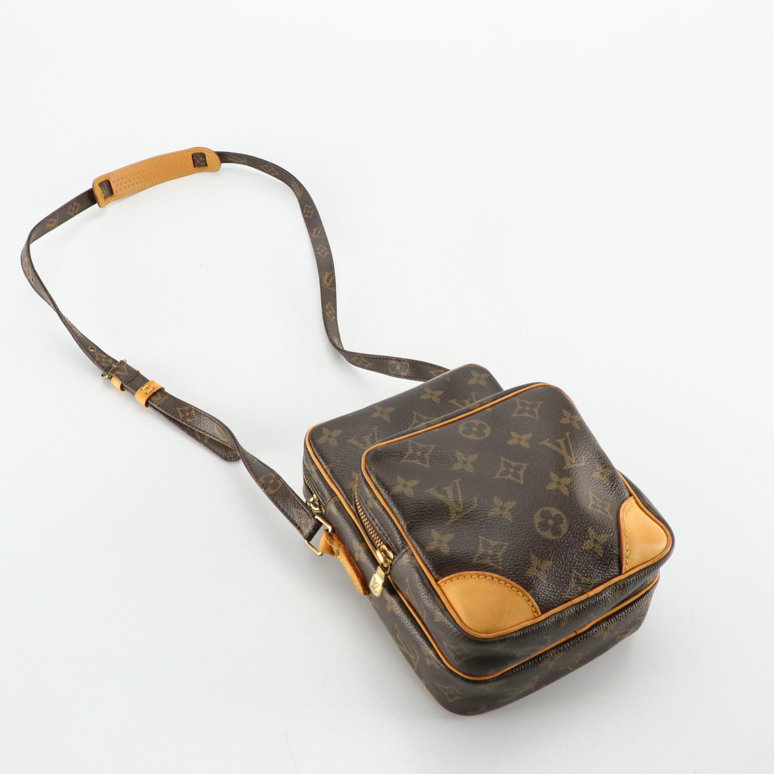 Louis Vuitton Amazone Crossbody Bag in Monogram Canvas and Vachetta Leather