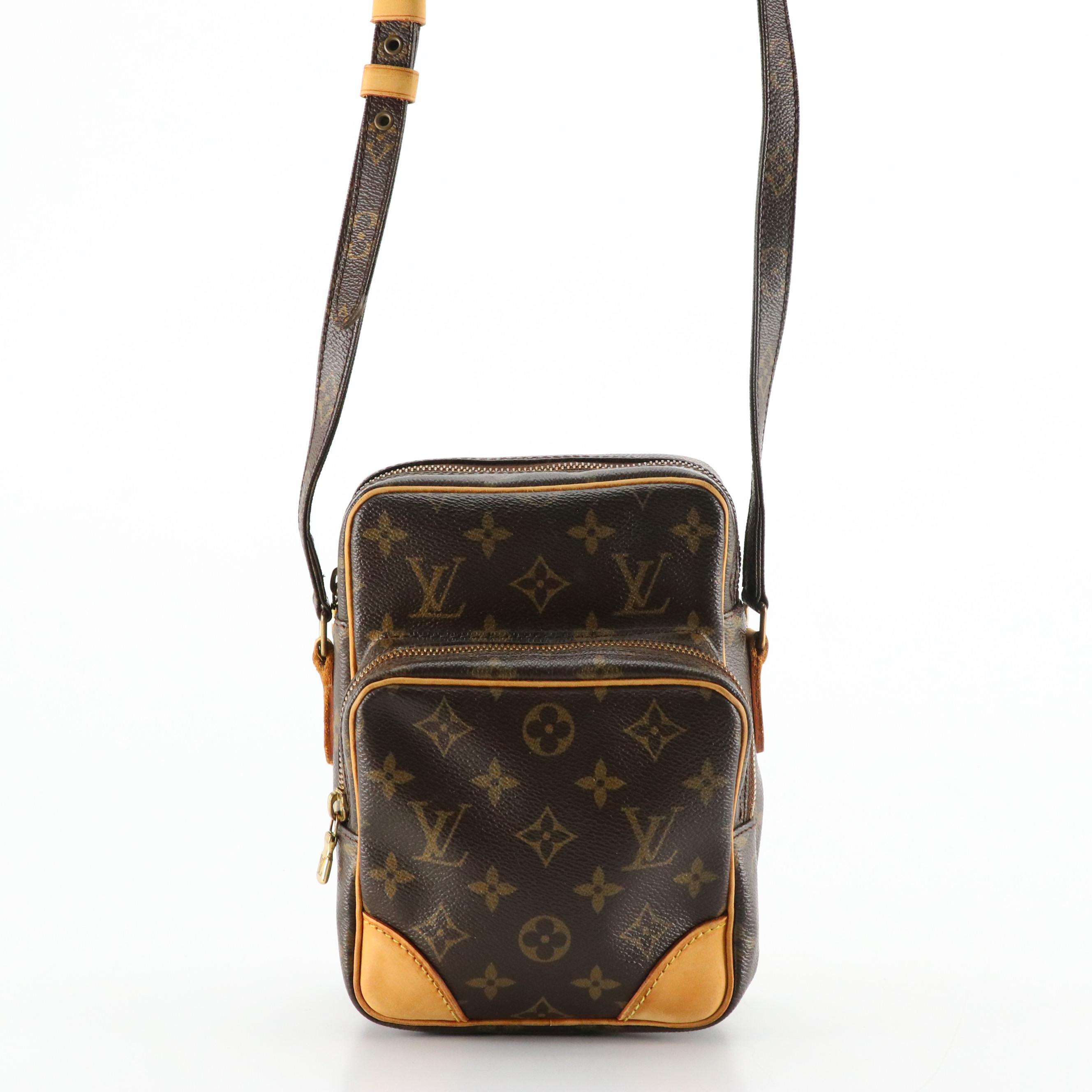 Louis Vuitton Amazone Crossbody Bag in Monogram Canvas and Vachetta Leather