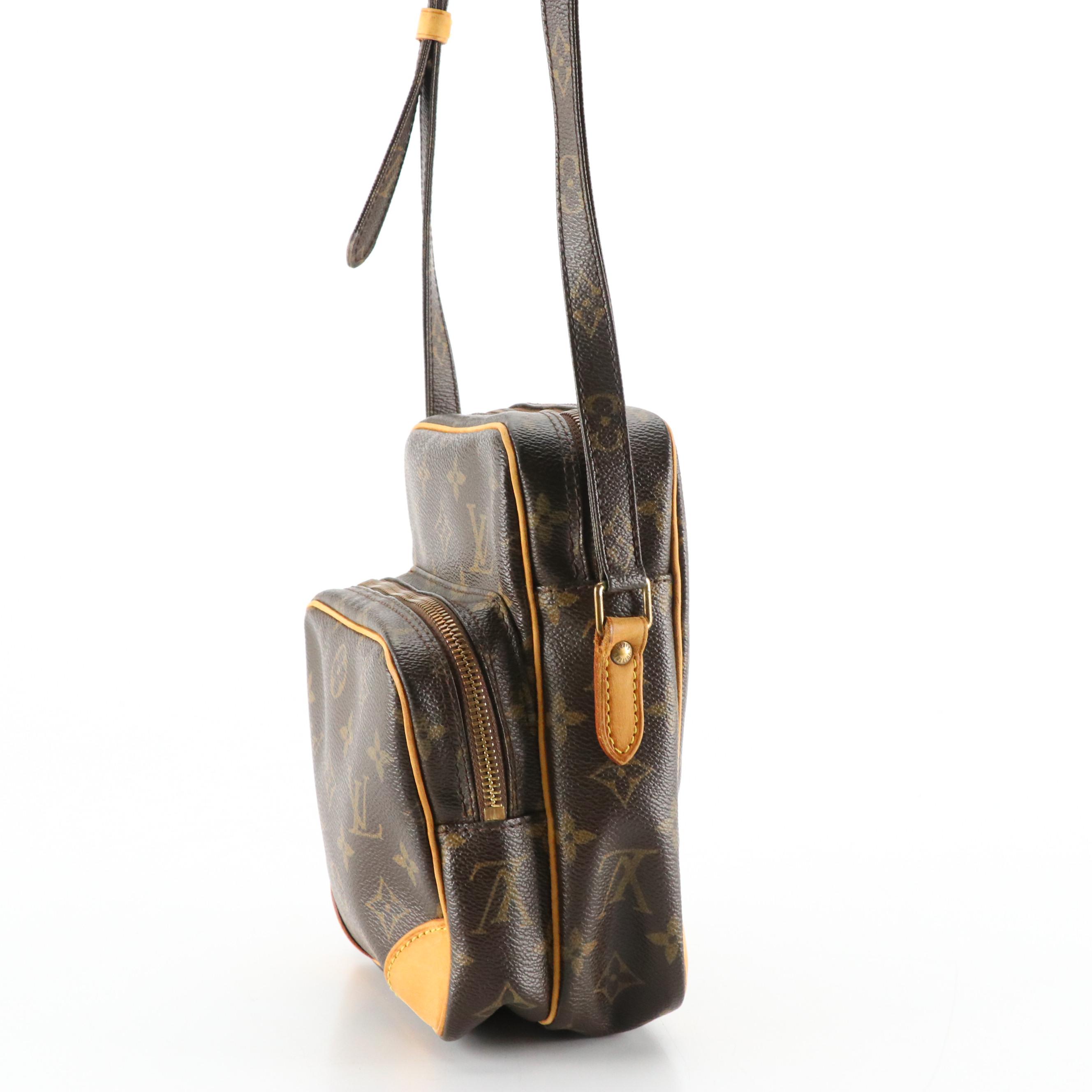 Louis Vuitton Amazone Crossbody Bag in Monogram Canvas and Vachetta Leather