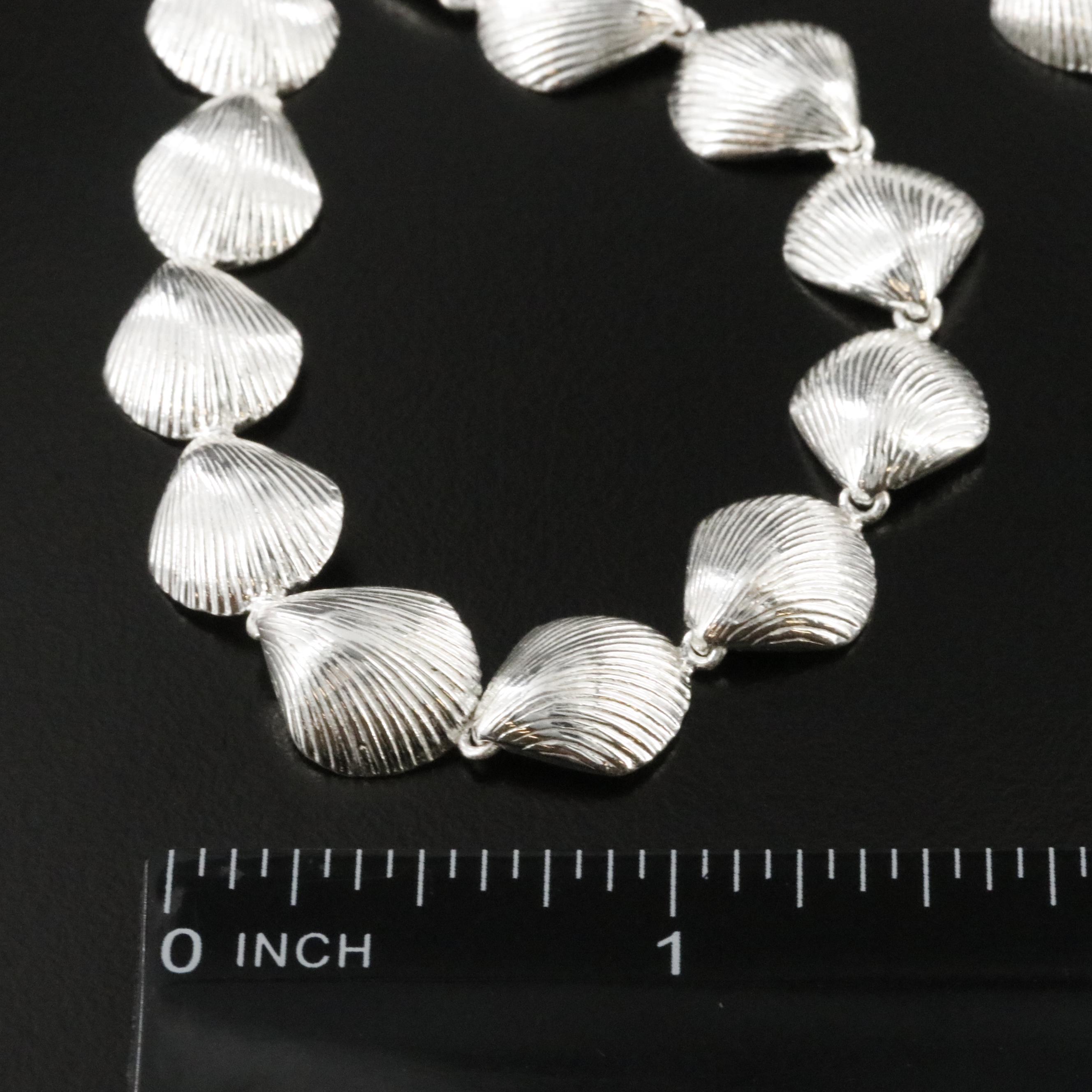Sterling Silver Shell Necklace