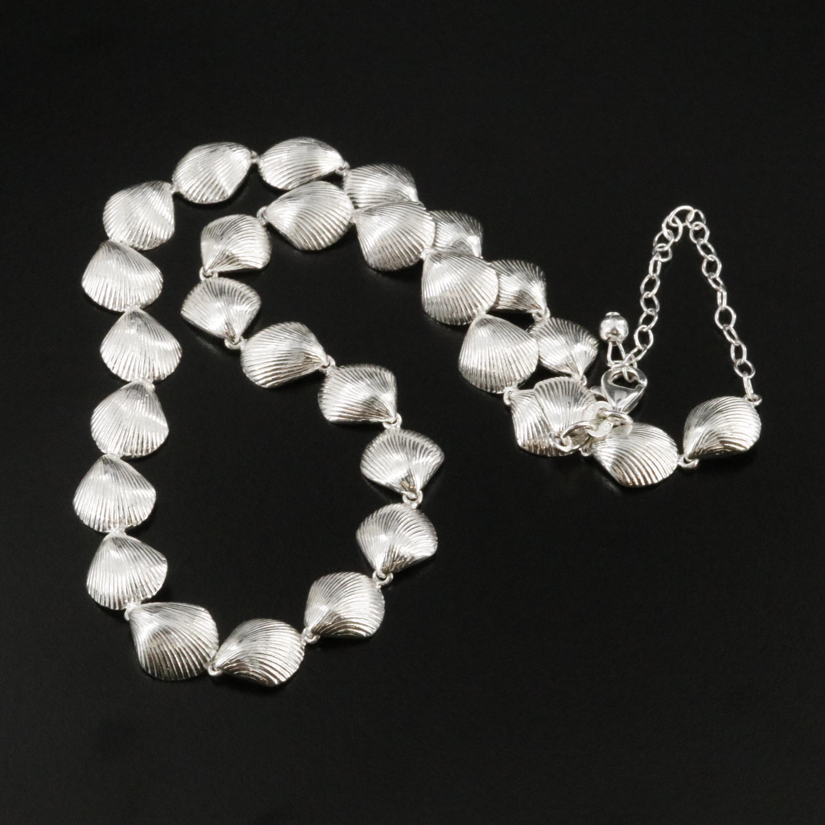 Sterling Silver Shell Necklace