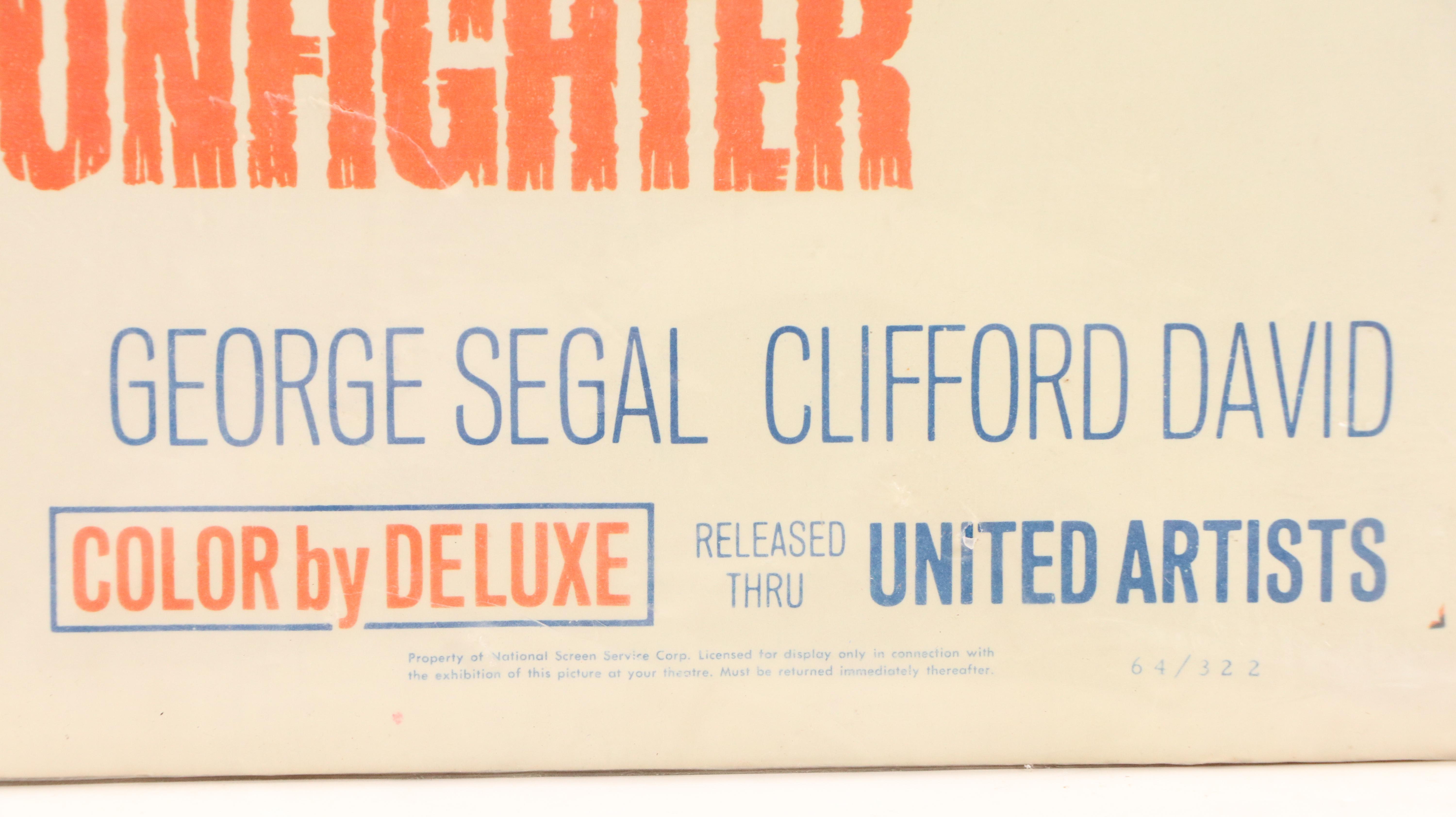 Yul Brynner "Invitation to a Gunfighter" Movie Poster, 1964