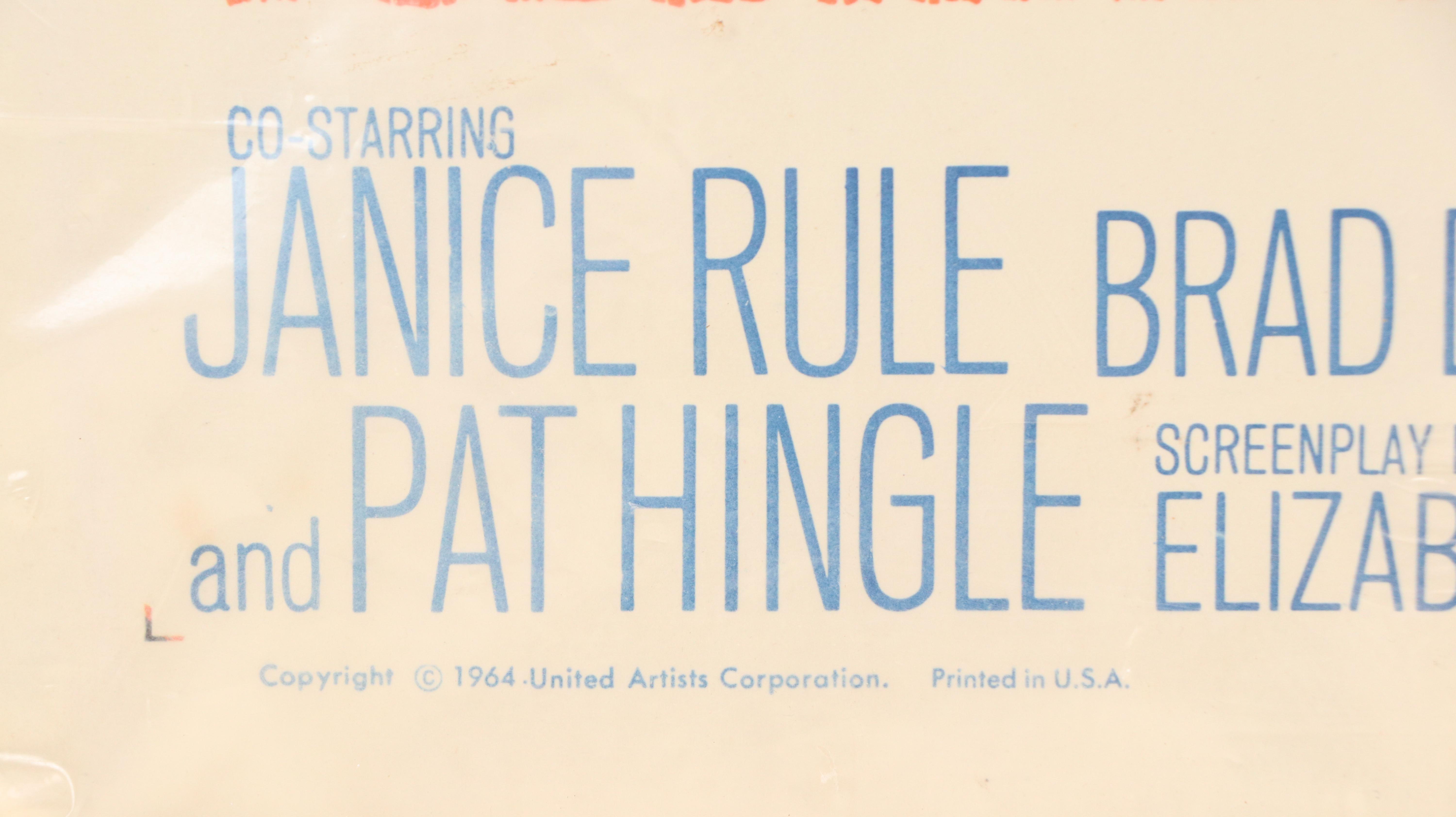 Yul Brynner "Invitation to a Gunfighter" Movie Poster, 1964