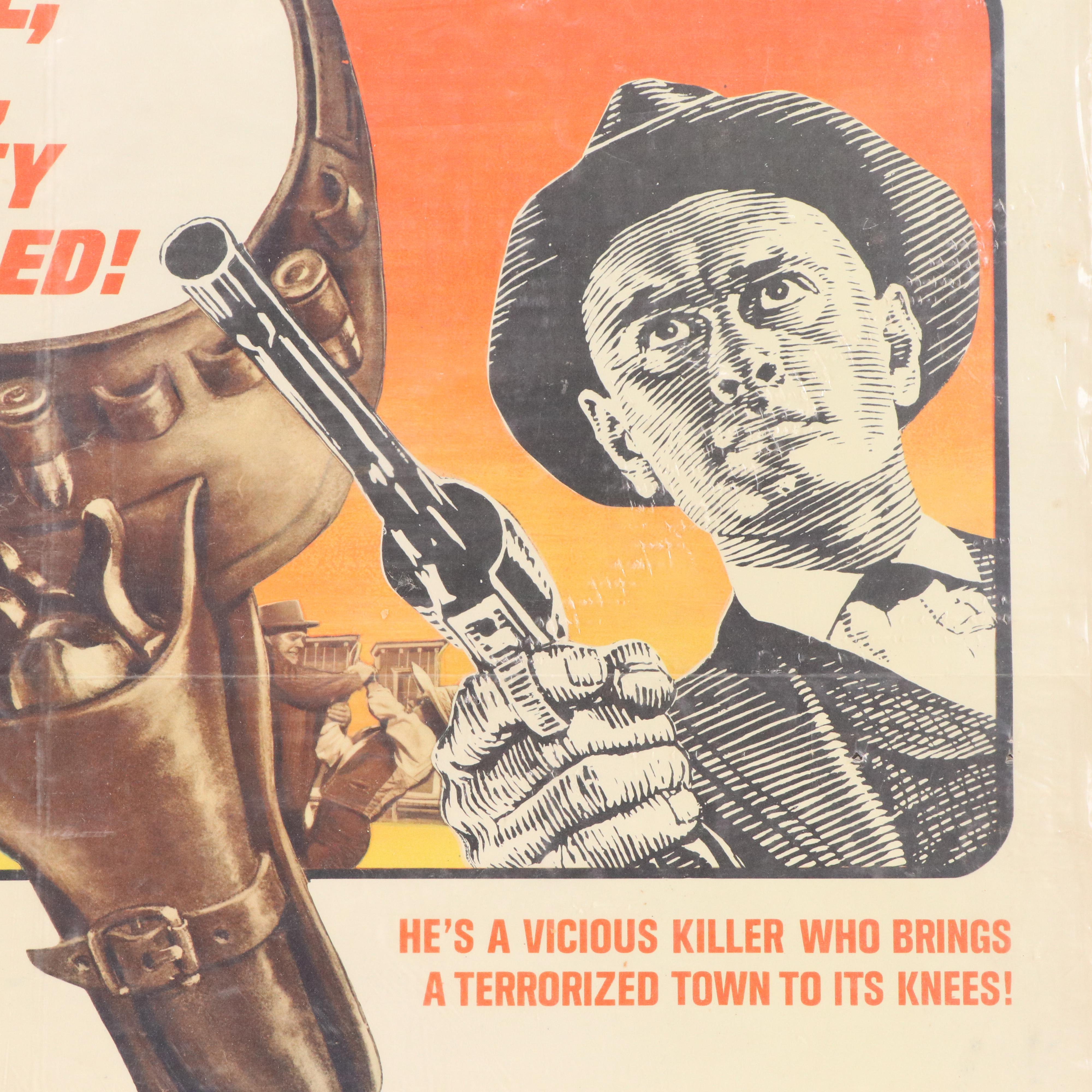 Yul Brynner "Invitation to a Gunfighter" Movie Poster, 1964