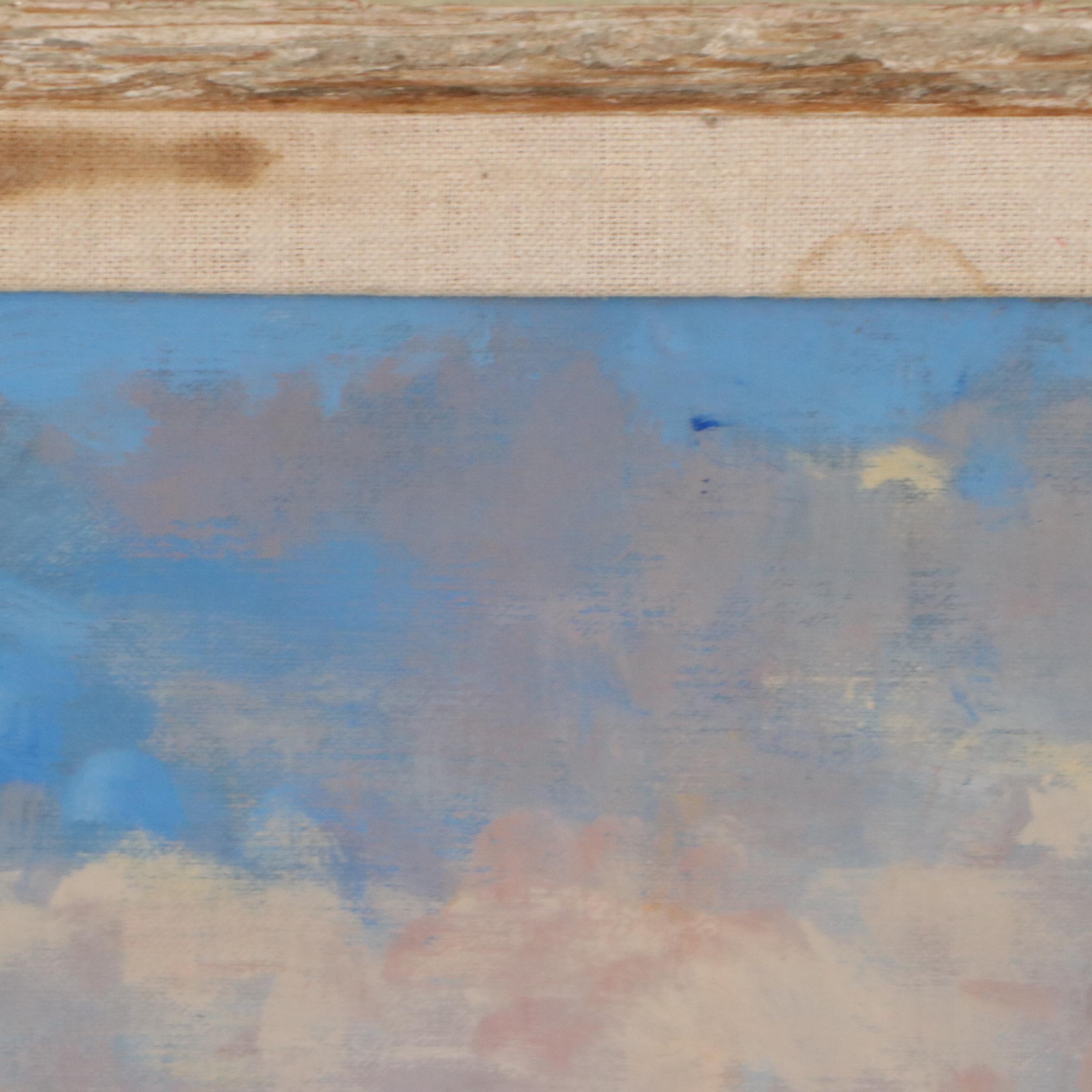 Marc Moon Oil Painting "Golf Course in Canton, OH," Mid to Late 20th C.