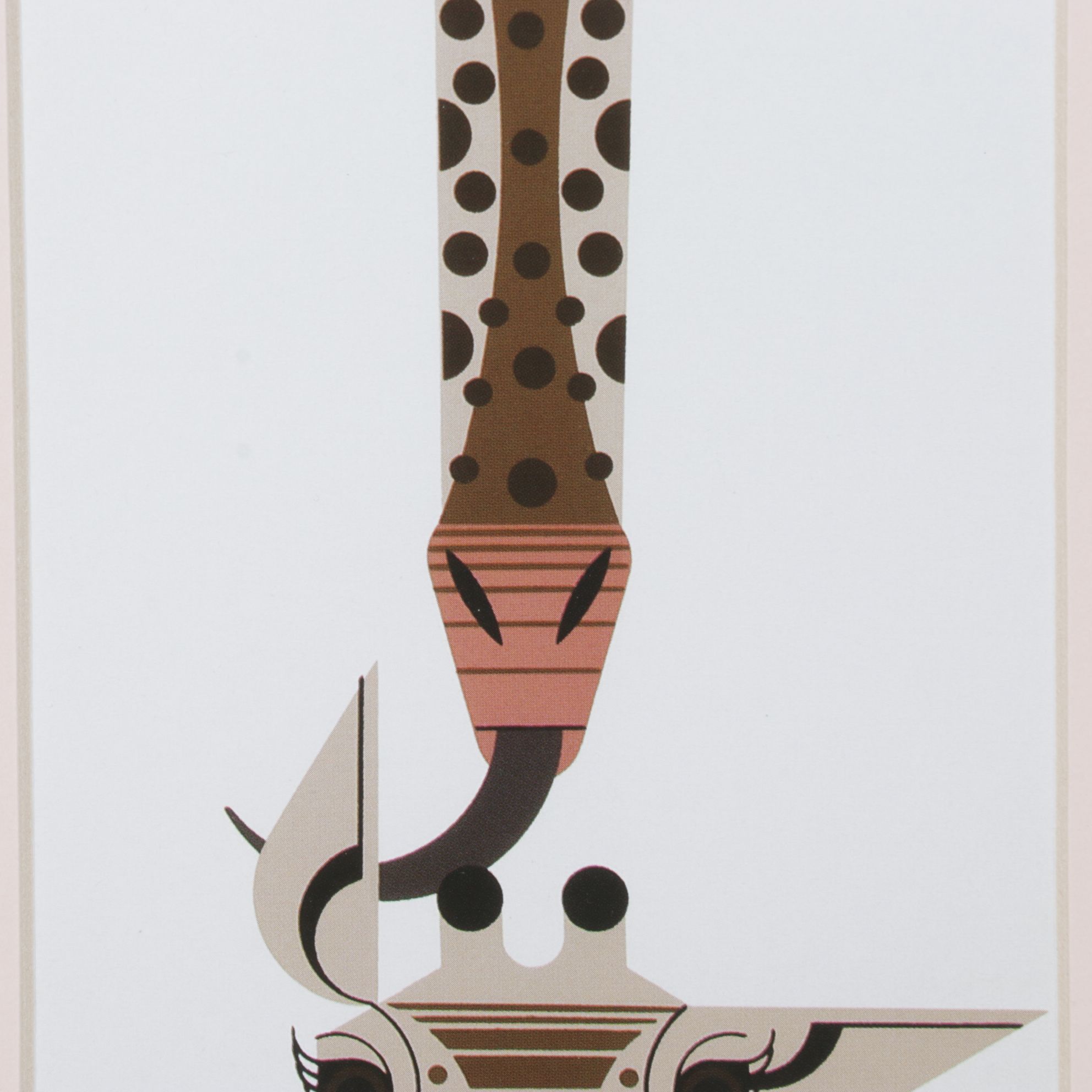 Charley Harper Offset Lithograph "Love from Above", 1976