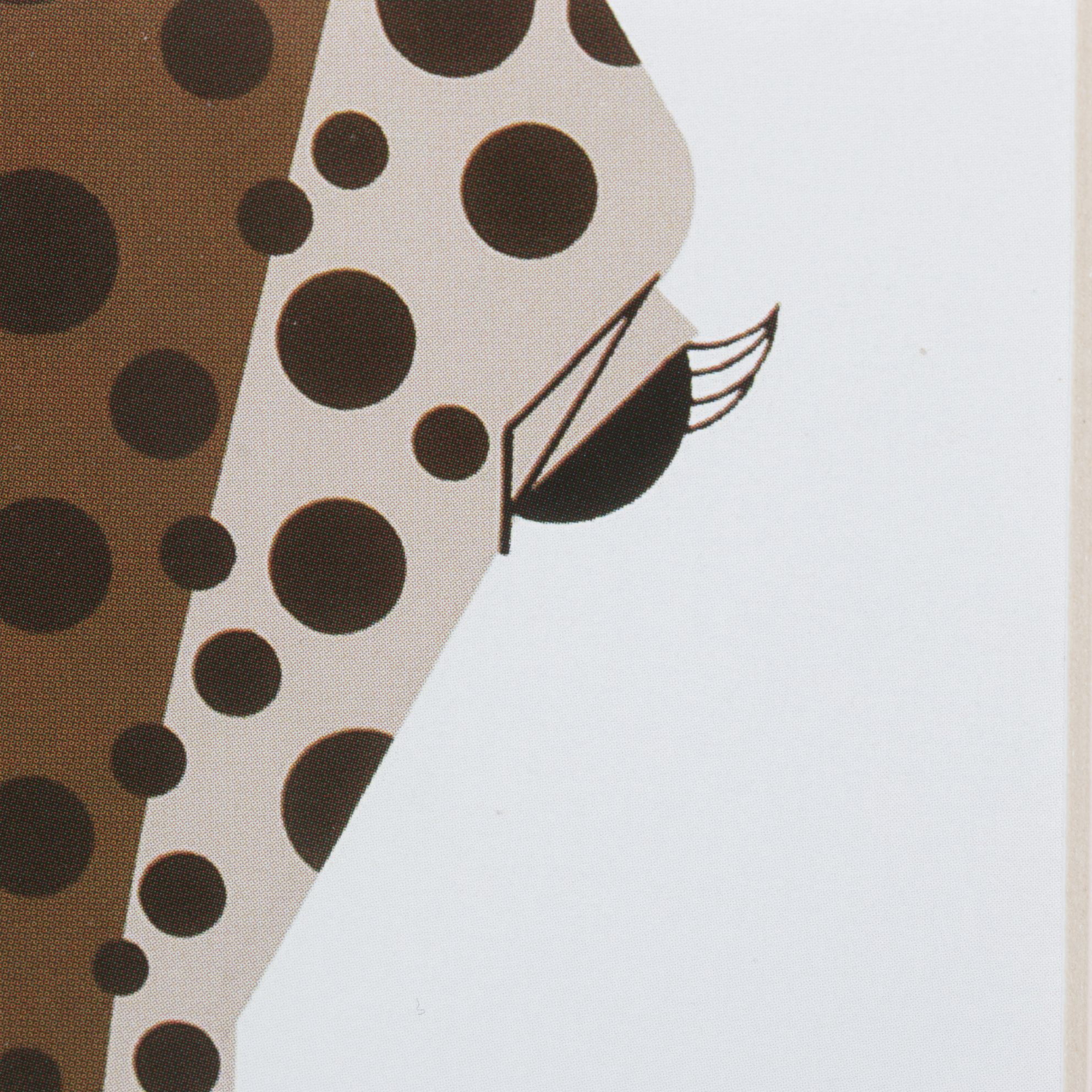 Charley Harper Offset Lithograph "Love from Above", 1976