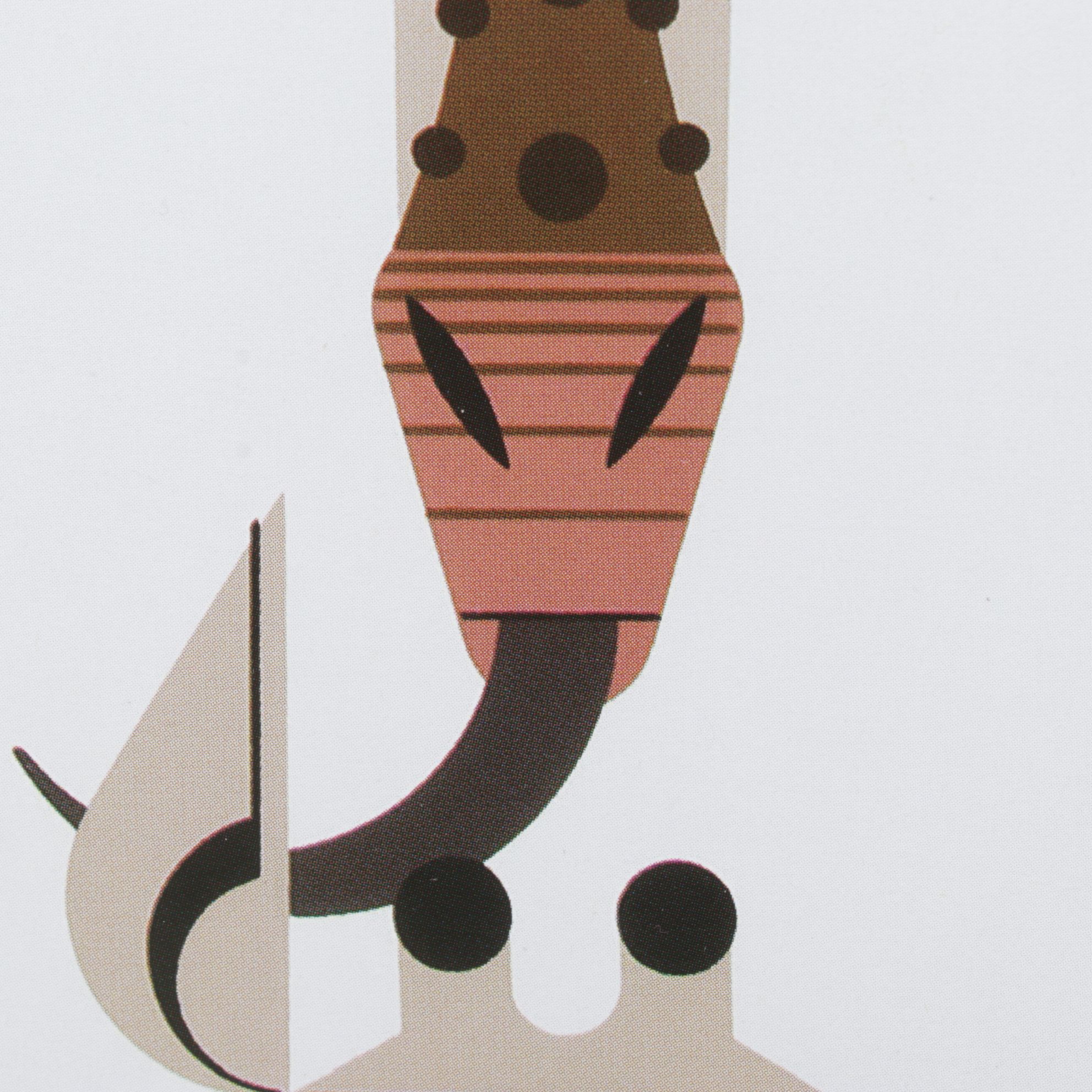 Charley Harper Offset Lithograph "Love from Above", 1976