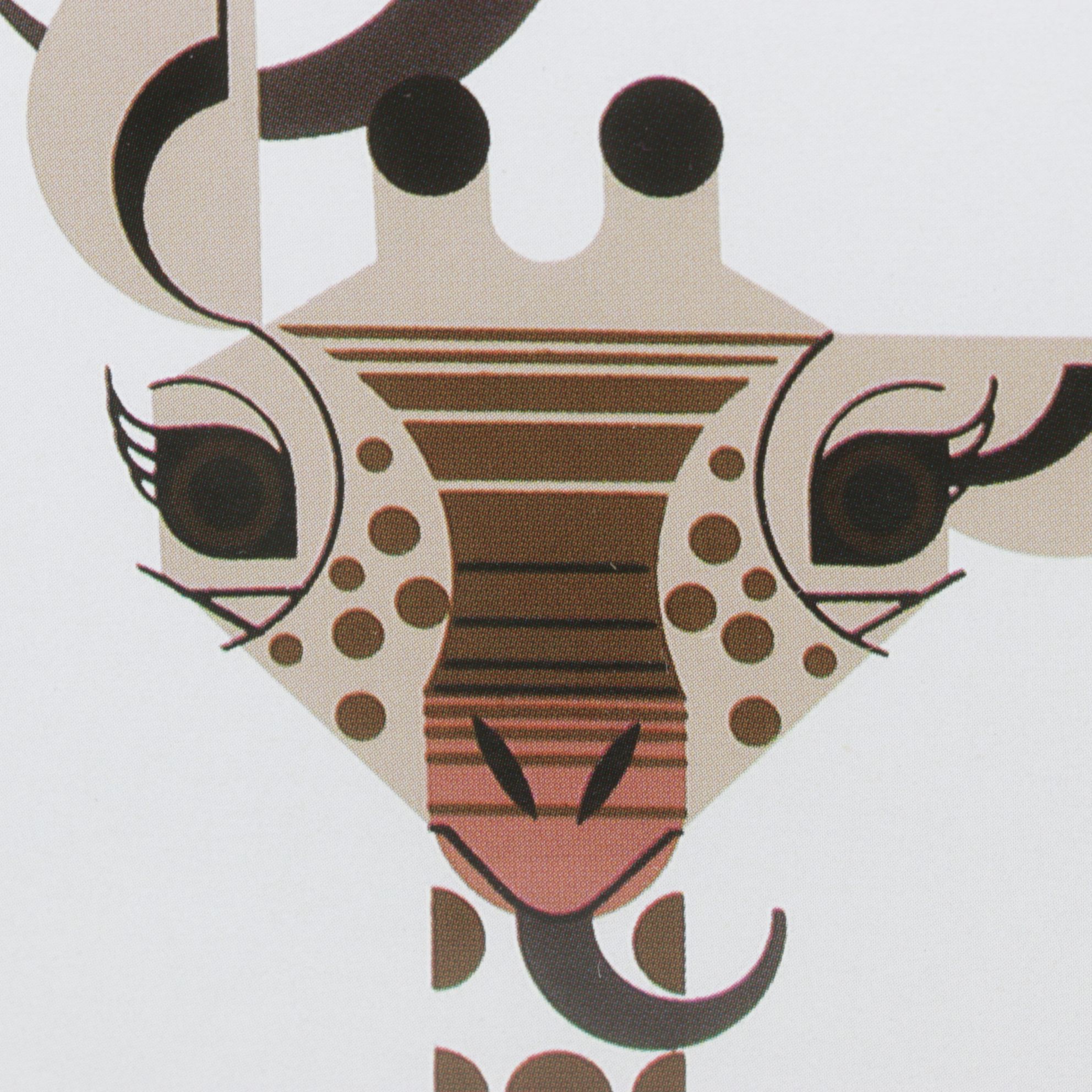 Charley Harper Offset Lithograph "Love from Above", 1976