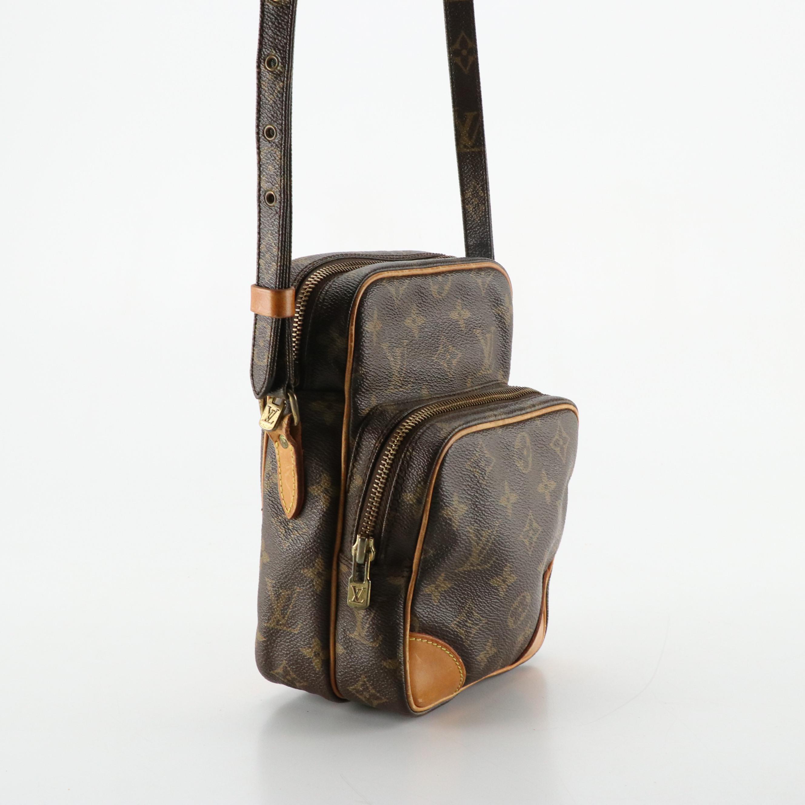 Louis Vuitton Amazone Crossbody Bag in Monogram Canvas and Vachetta Leather