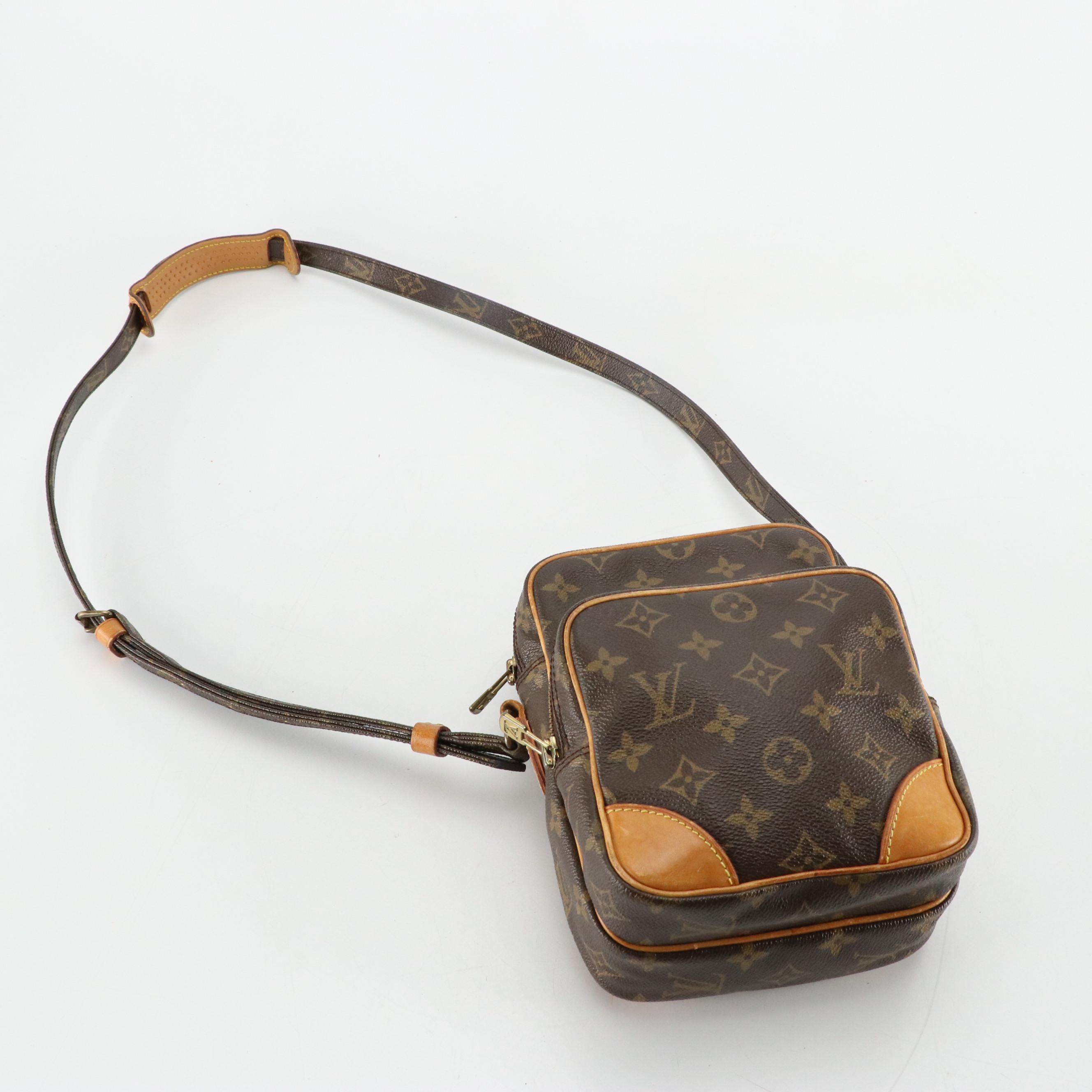 Louis Vuitton Amazone Crossbody Bag in Monogram Canvas and Vachetta Leather