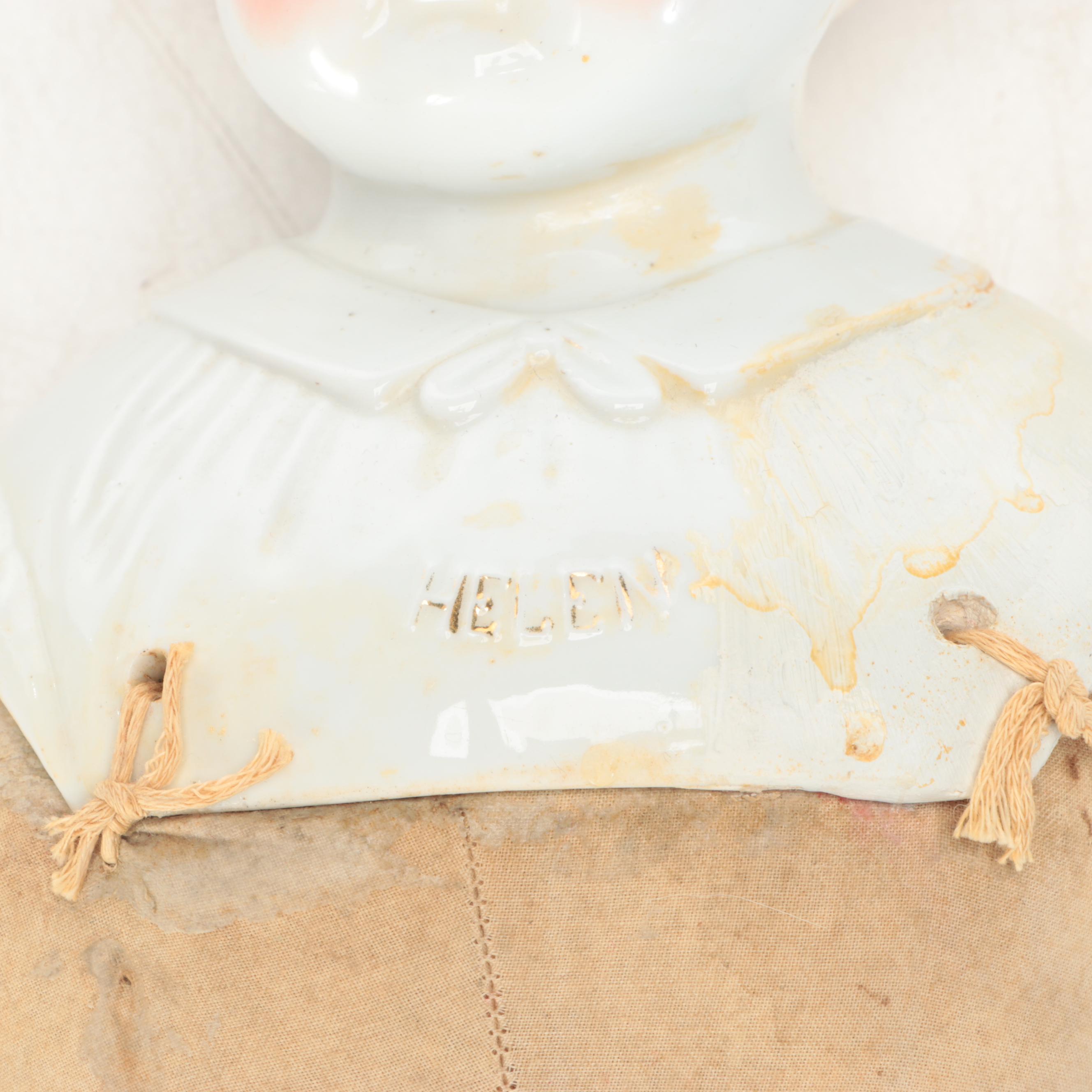 German Style Bisque and Cloth Dolls, Early 20th Century