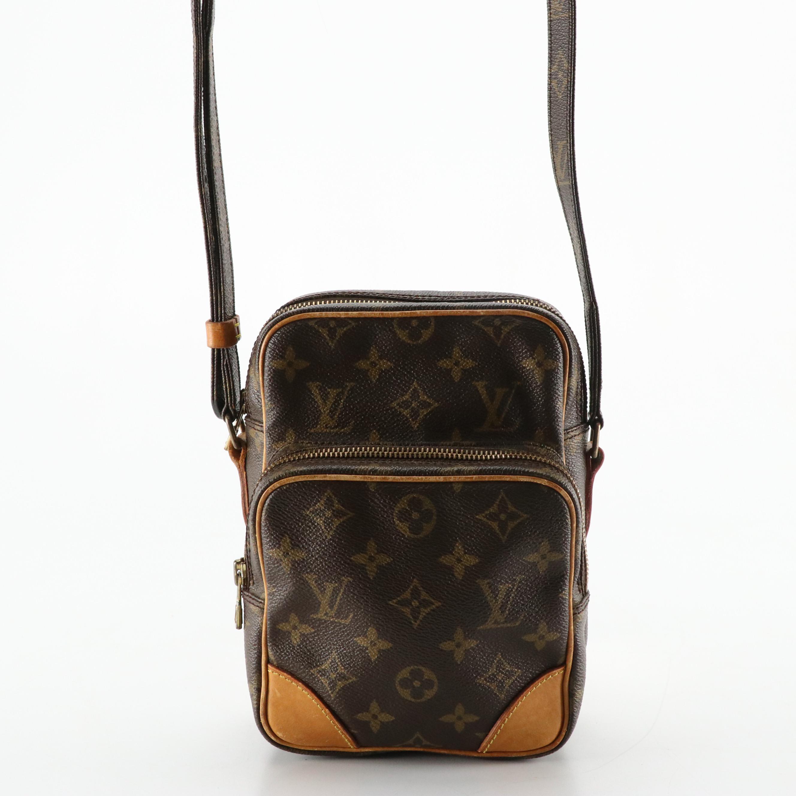 Louis Vuitton Amazone Crossbody Bag in Monogram Canvas and Vachetta Leather