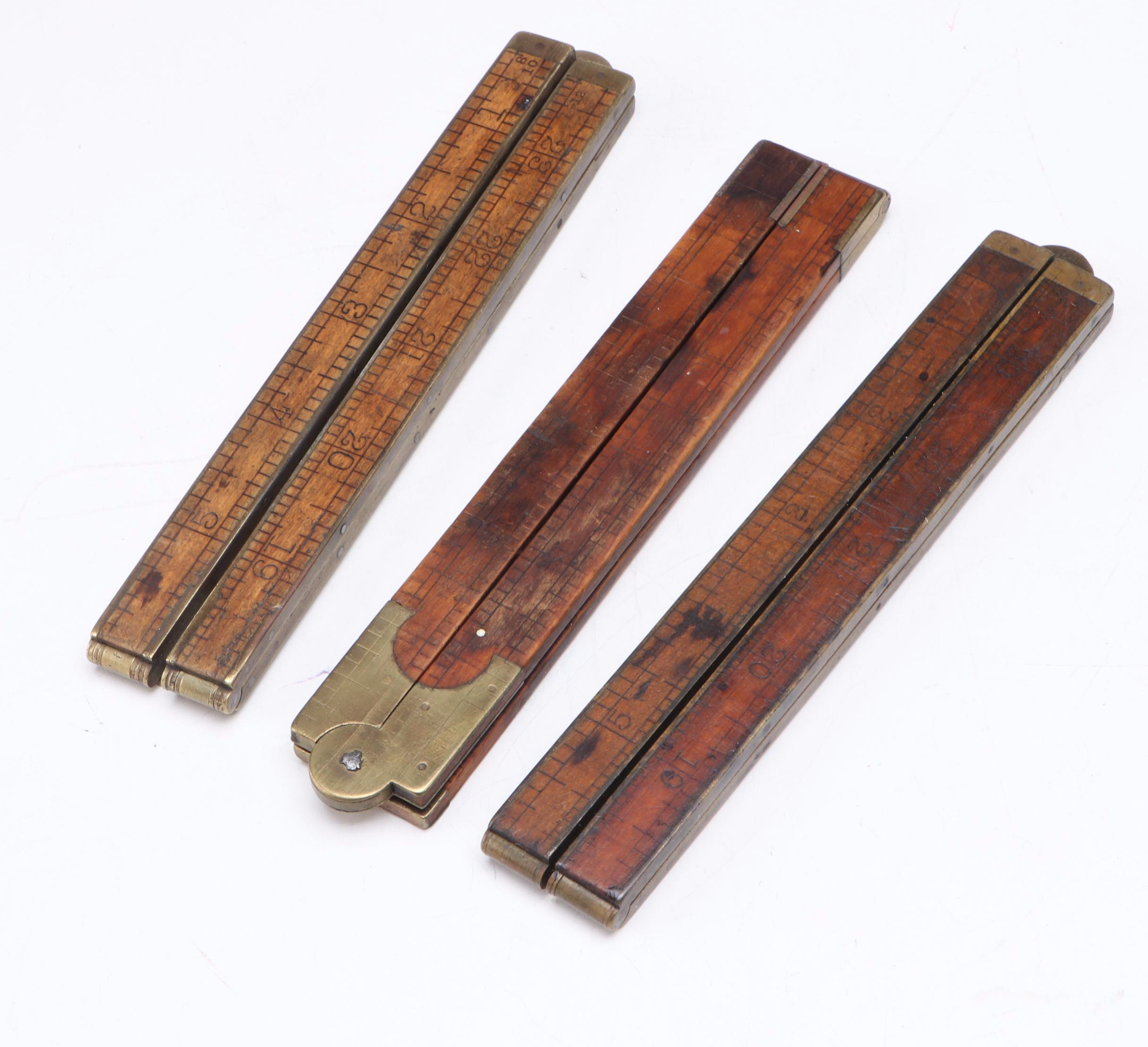 Lufkin and Stanley Folding Rulers with More Vintage Tools and Hardware