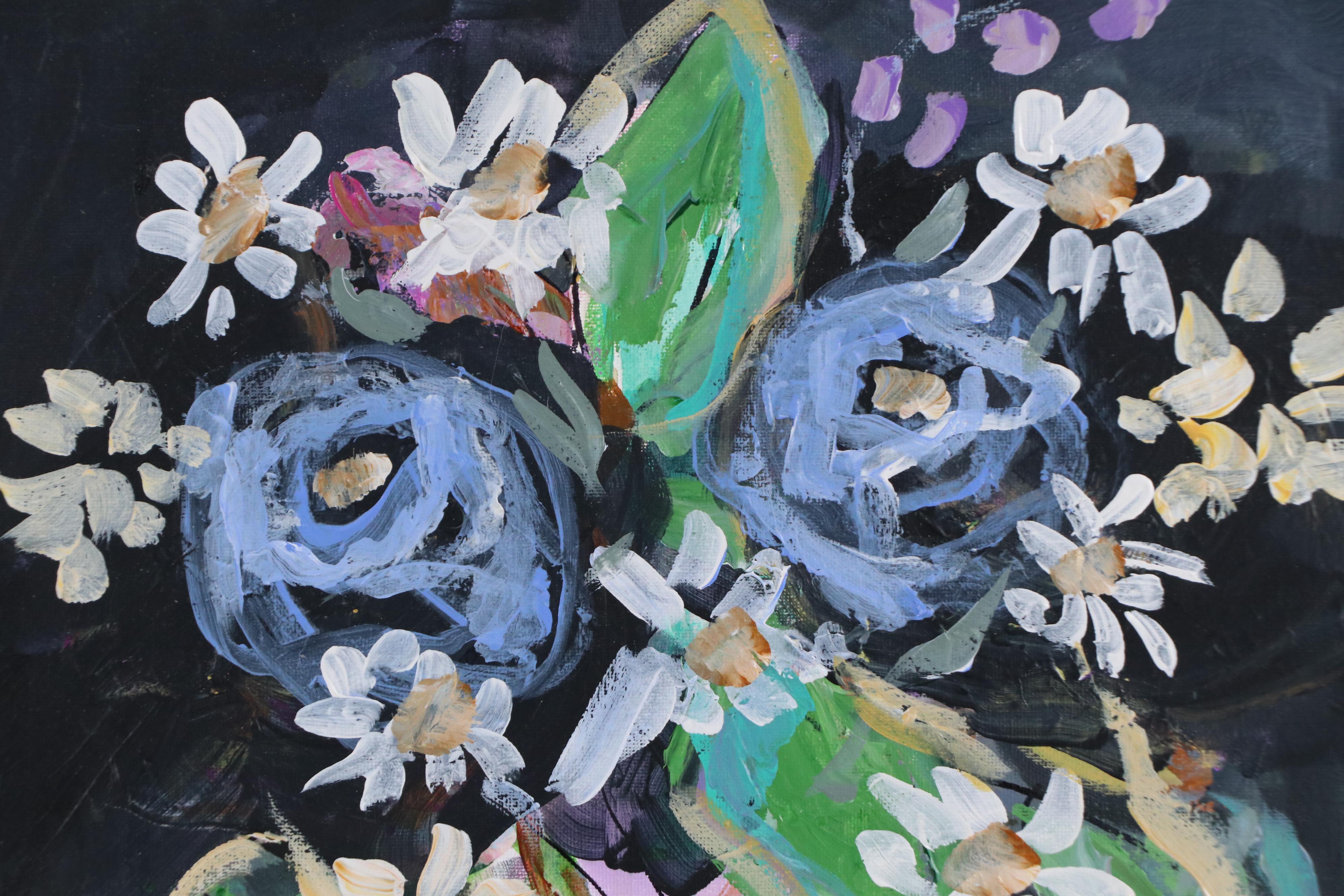 Kait Roberts Stylized Acrylic Painting "I'll Be Seeing You," 2025