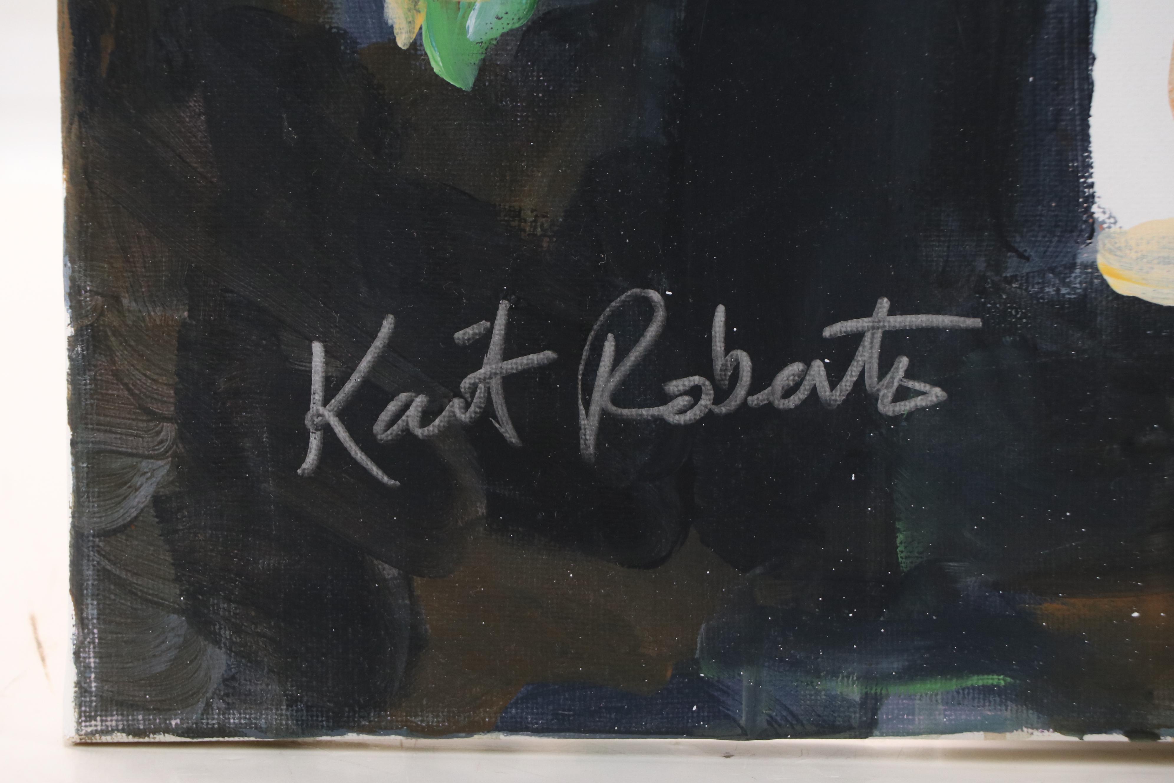 Kait Roberts Stylized Acrylic Painting "I'll Be Seeing You," 2025