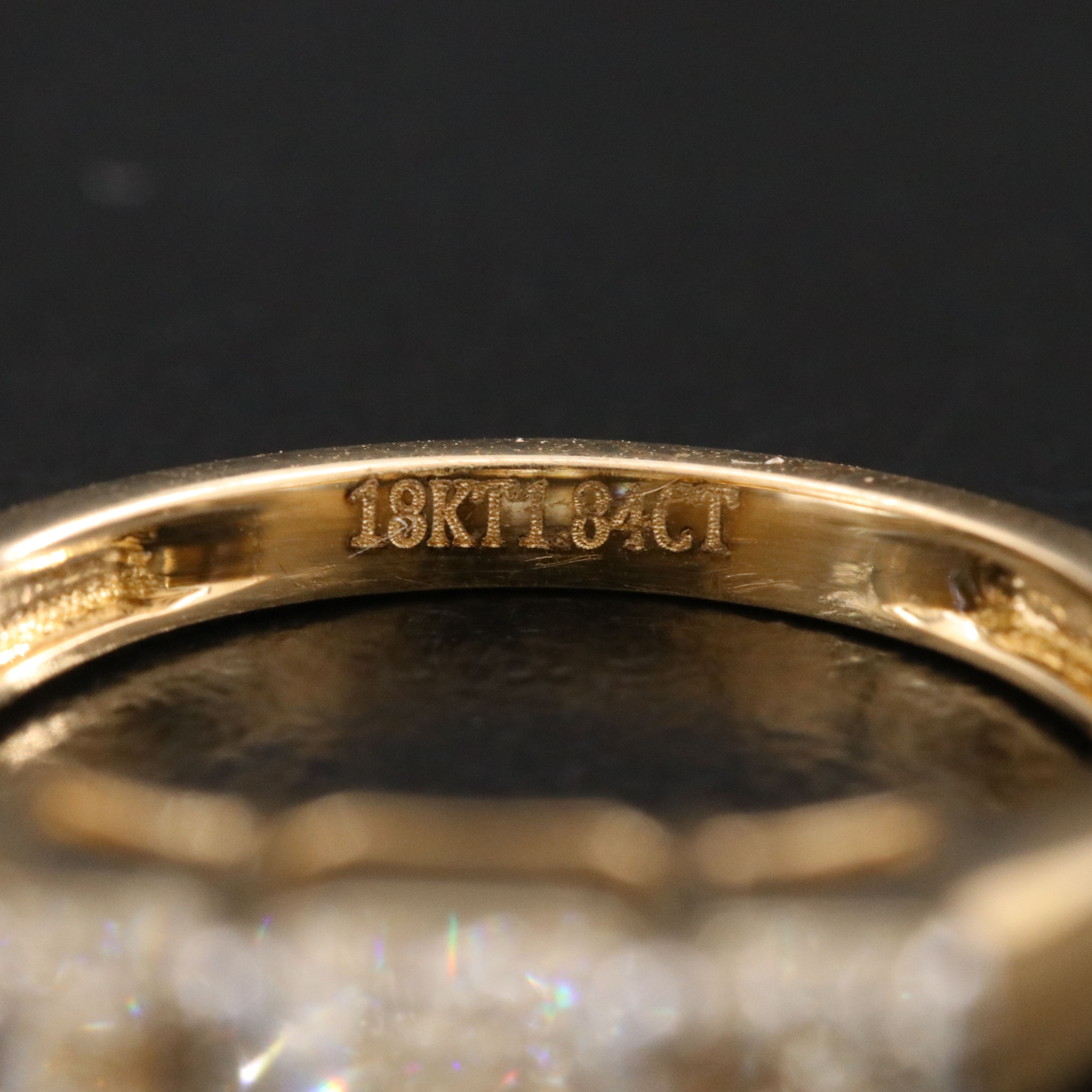 18K 1.84 CTW Diamond Ring with GIA Reports