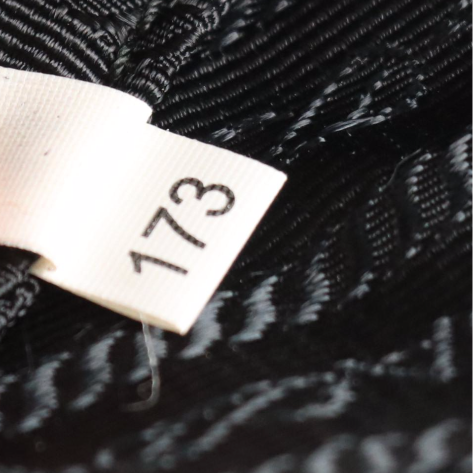 Prada Crossbody Bag in Black Nylon and Saffiano Leather Trim