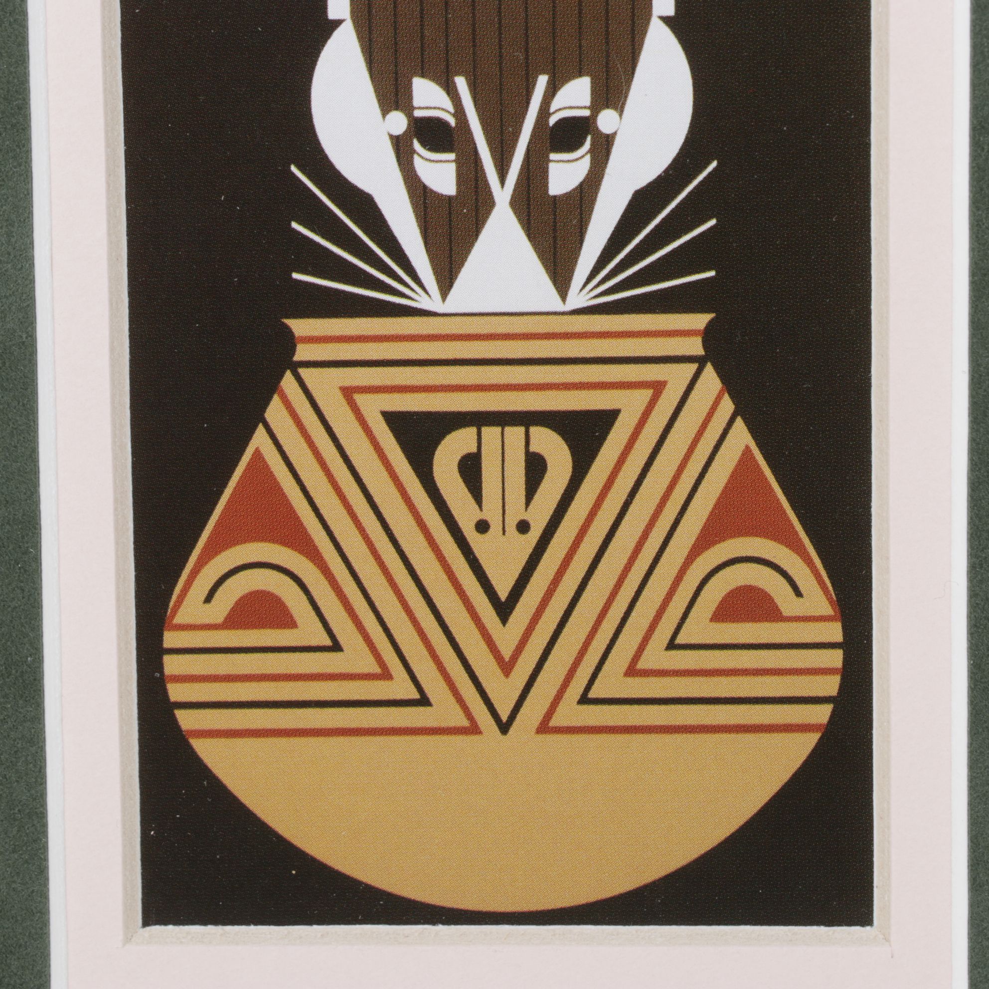 Charley Harper Offset Lithograph "Potluck", 1980