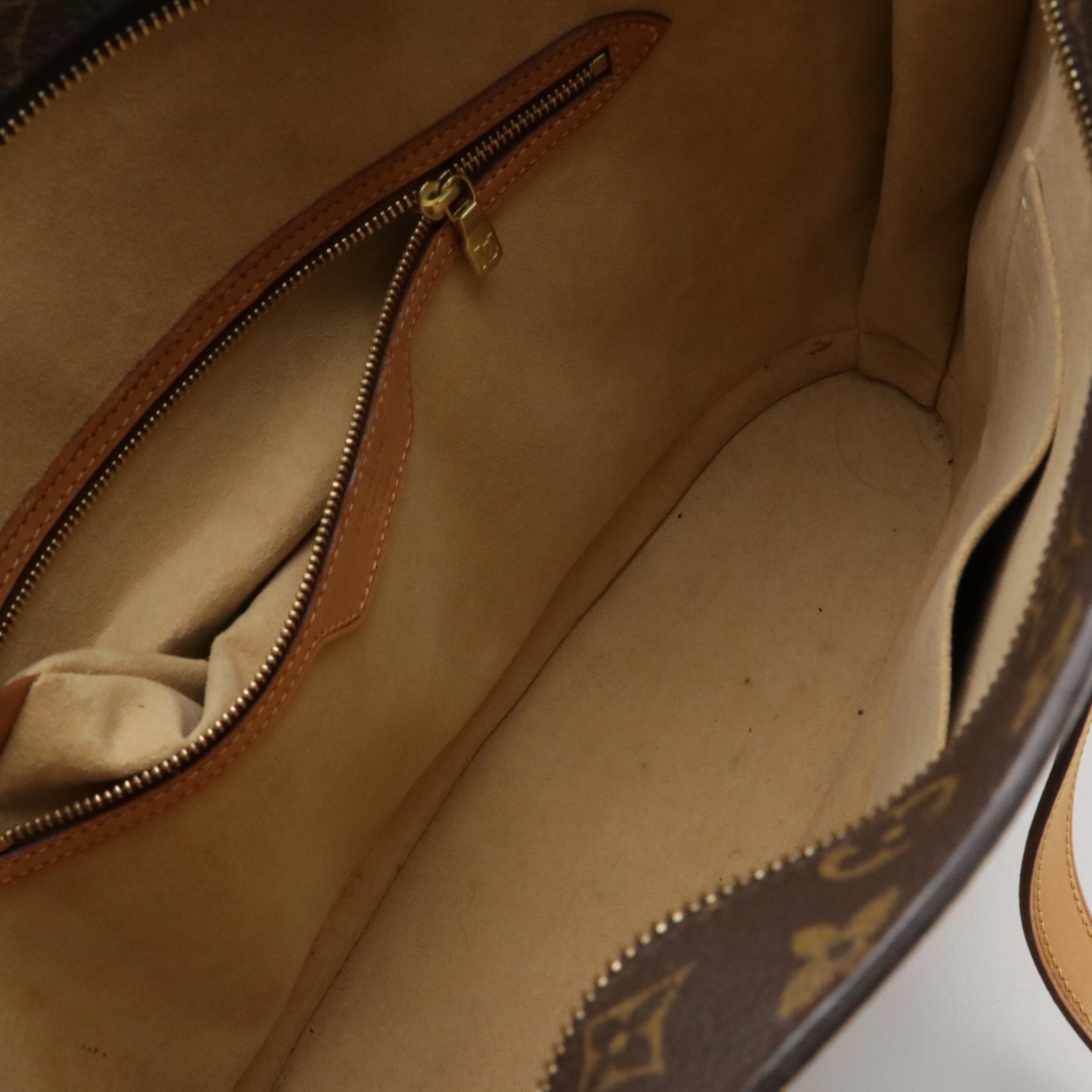 Louis Vuitton Babylone Tote in Monogram Coated Canvas and Vachetta Leather