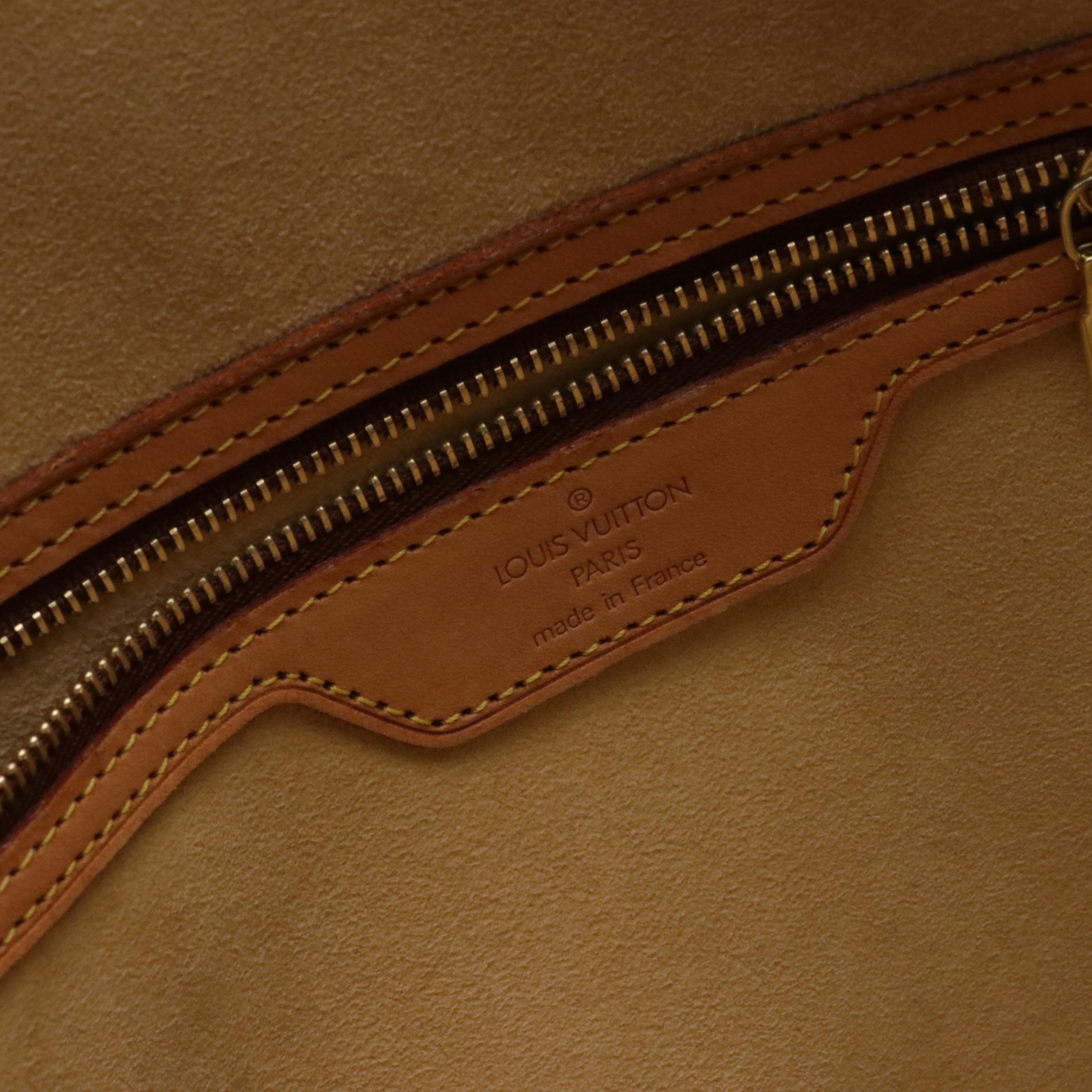 Louis Vuitton Babylone Tote in Monogram Coated Canvas and Vachetta Leather