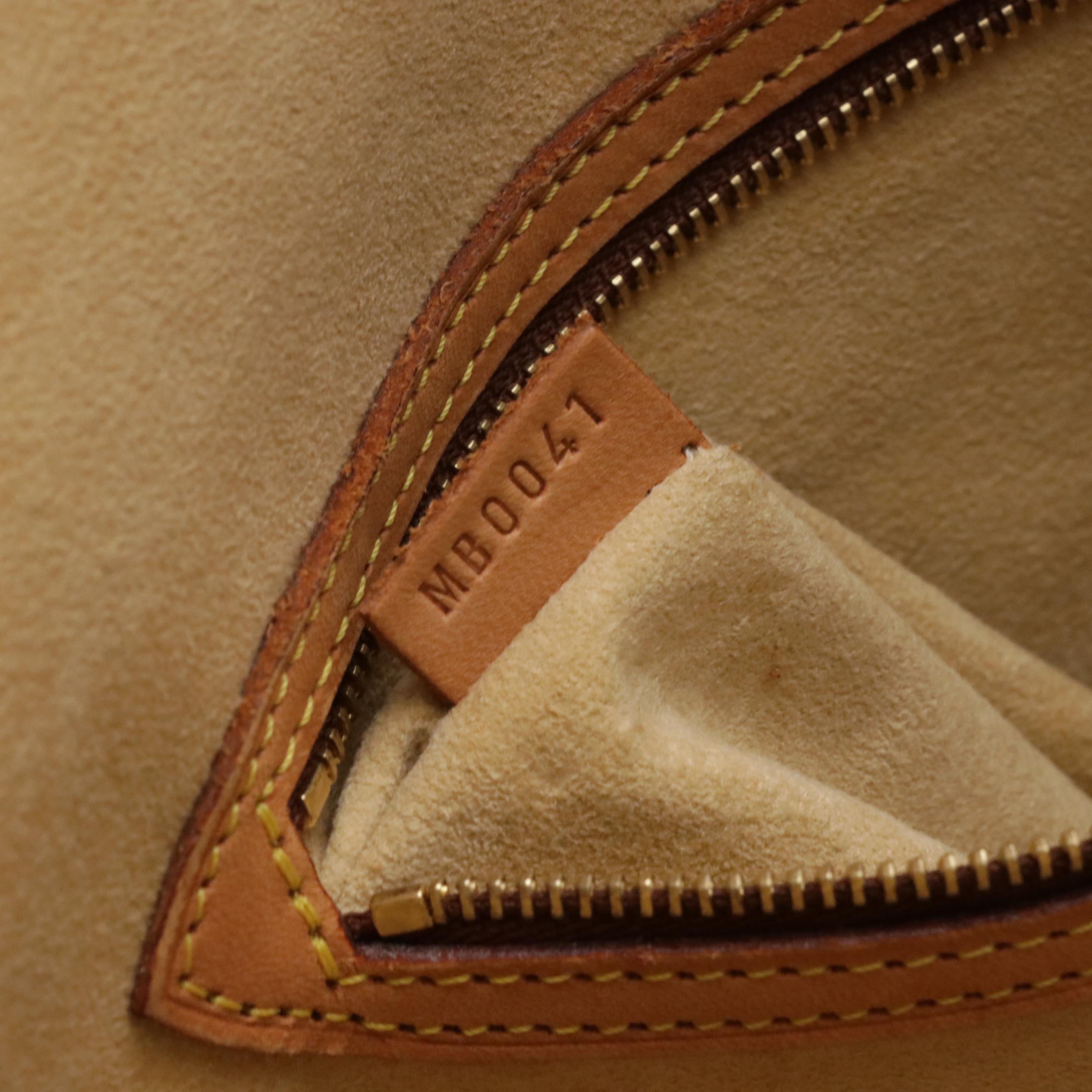 Louis Vuitton Babylone Tote in Monogram Coated Canvas and Vachetta Leather