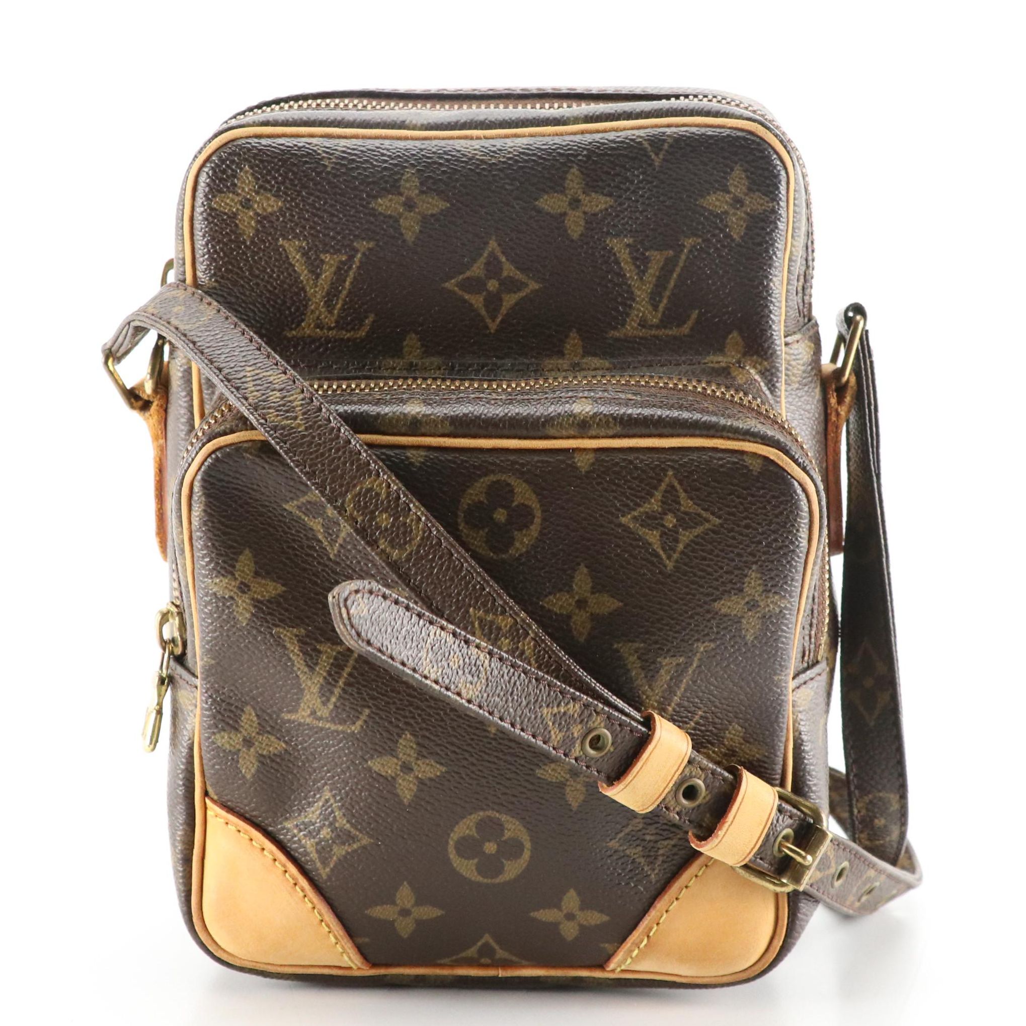 Louis Vuitton Amazone Crossbody Bag in Monogram Canvas and Vachetta Leather