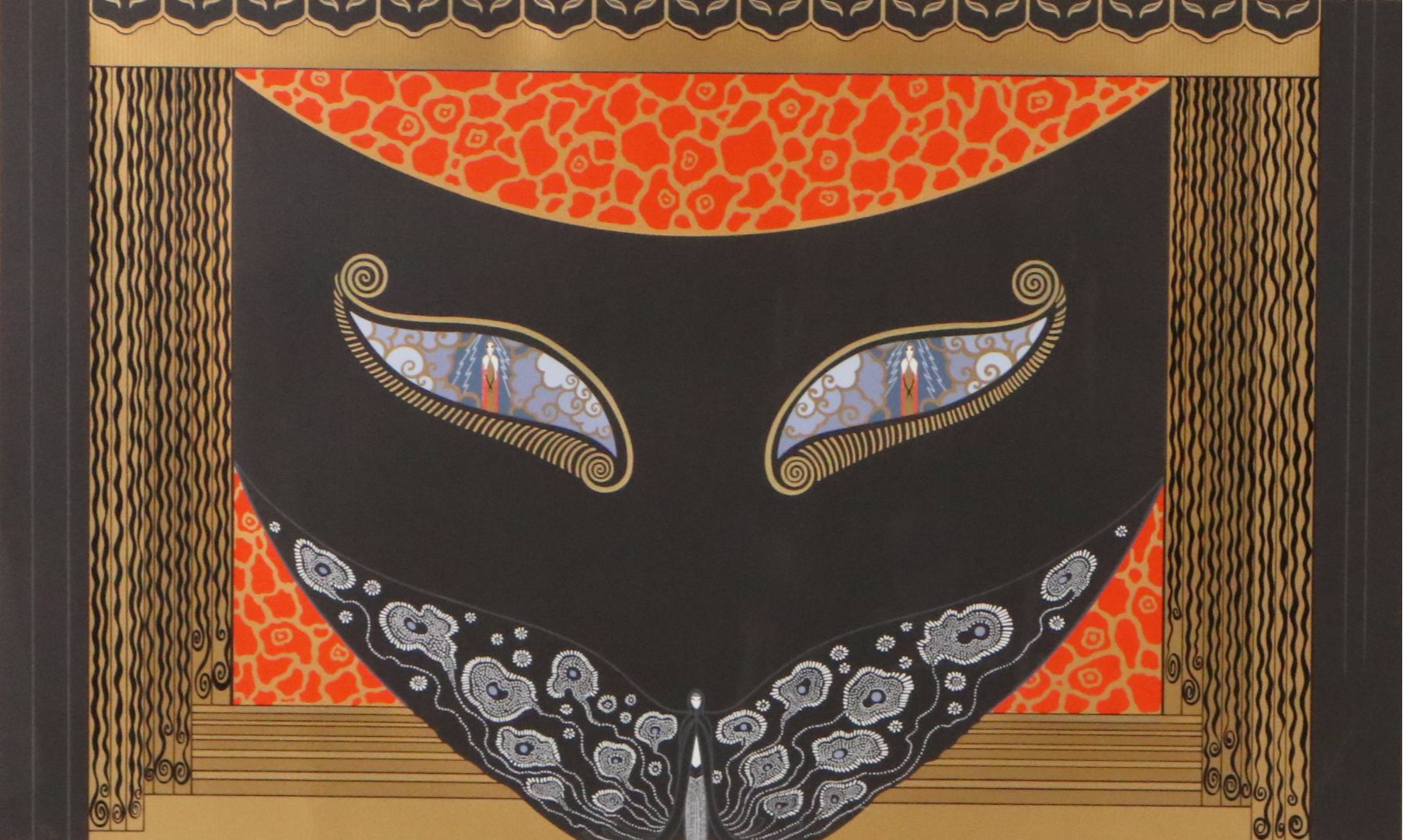 Erté Art Deco Serigraph "Eyes of Jealousy," 1983