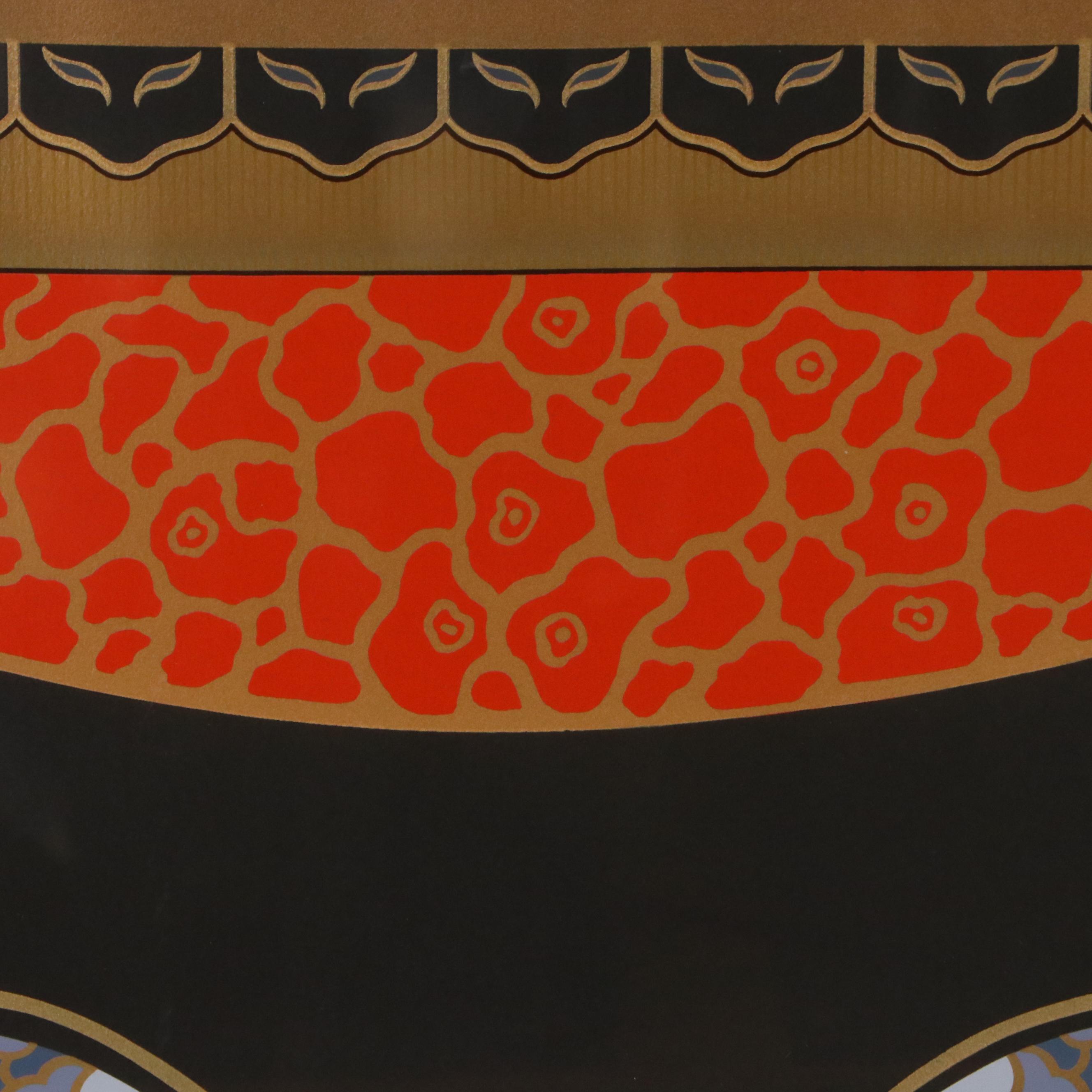 Erté Art Deco Serigraph "Eyes of Jealousy," 1983