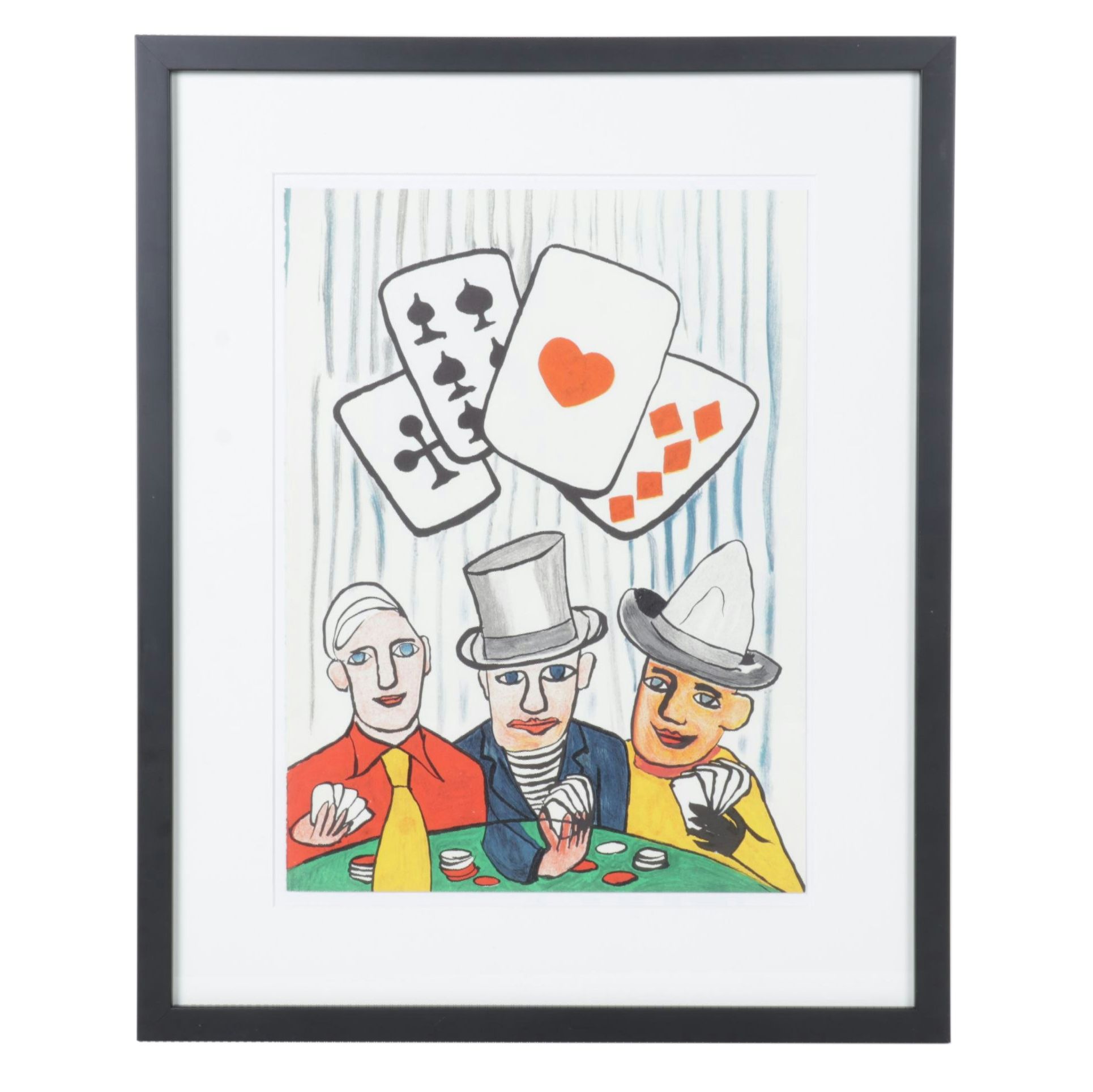 Alexander Calder Color Lithograph for "Derrière le Miroir," 1975