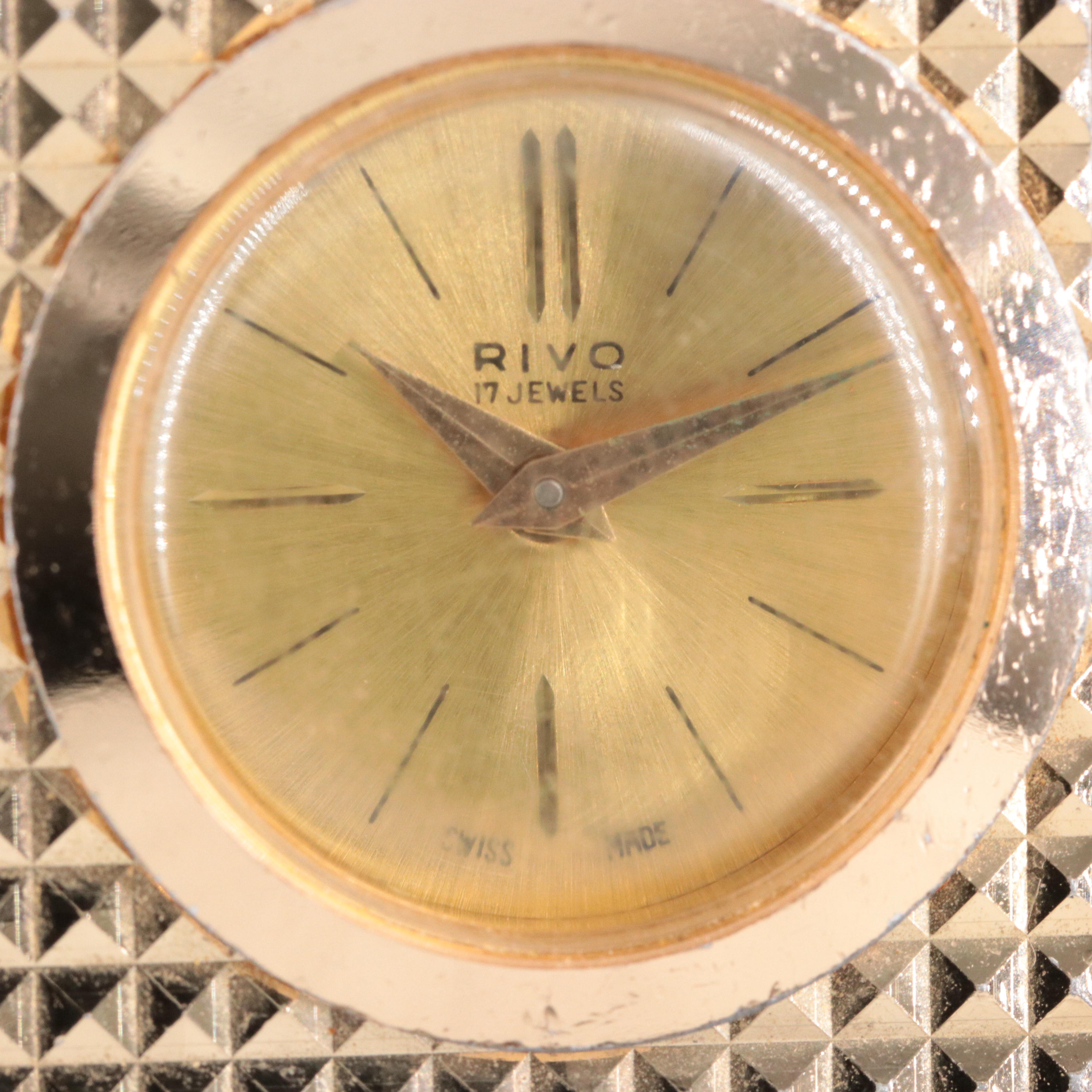 Rivo Swiss Made Gold-Tone Lighter Watch