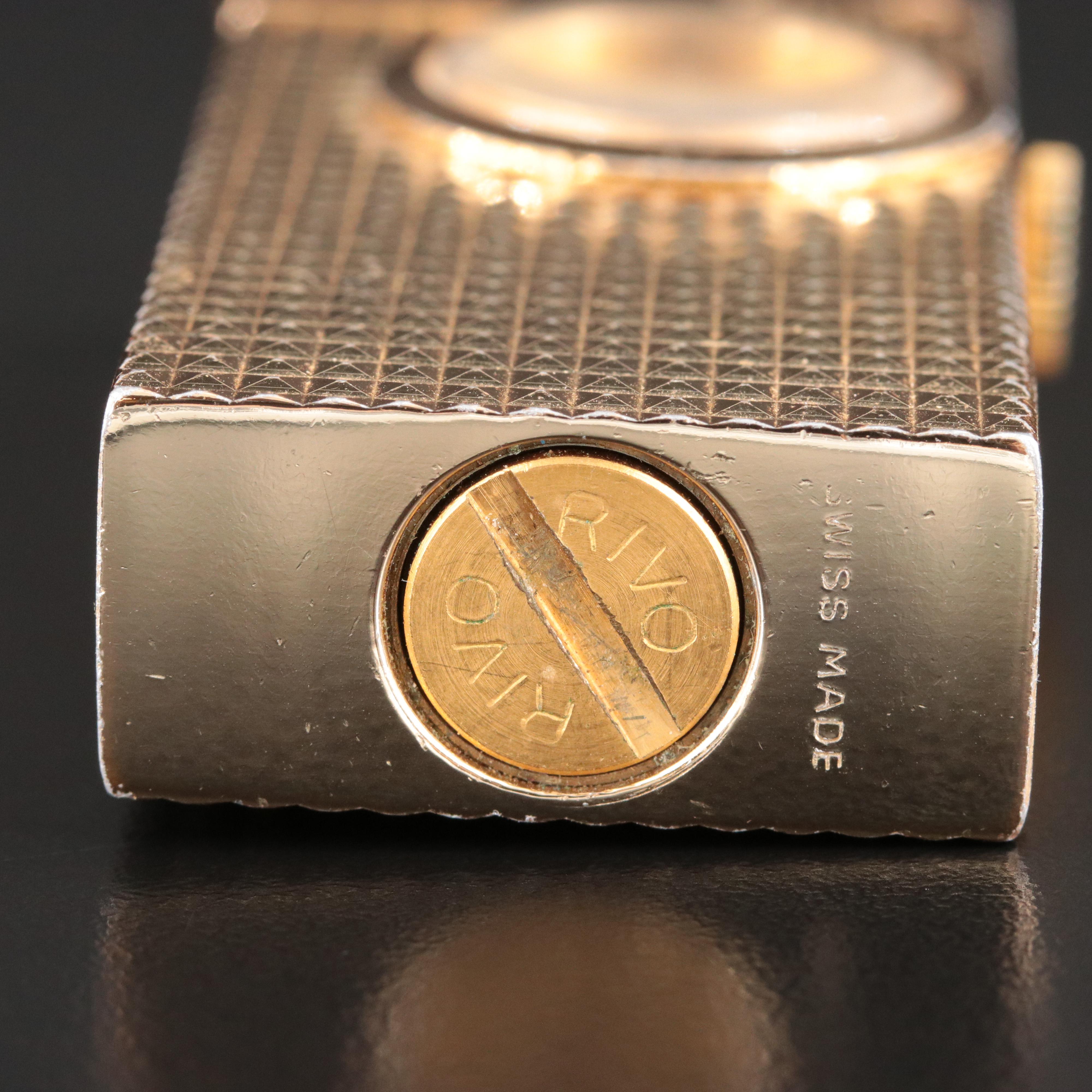 Rivo Swiss Made Gold-Tone Lighter Watch