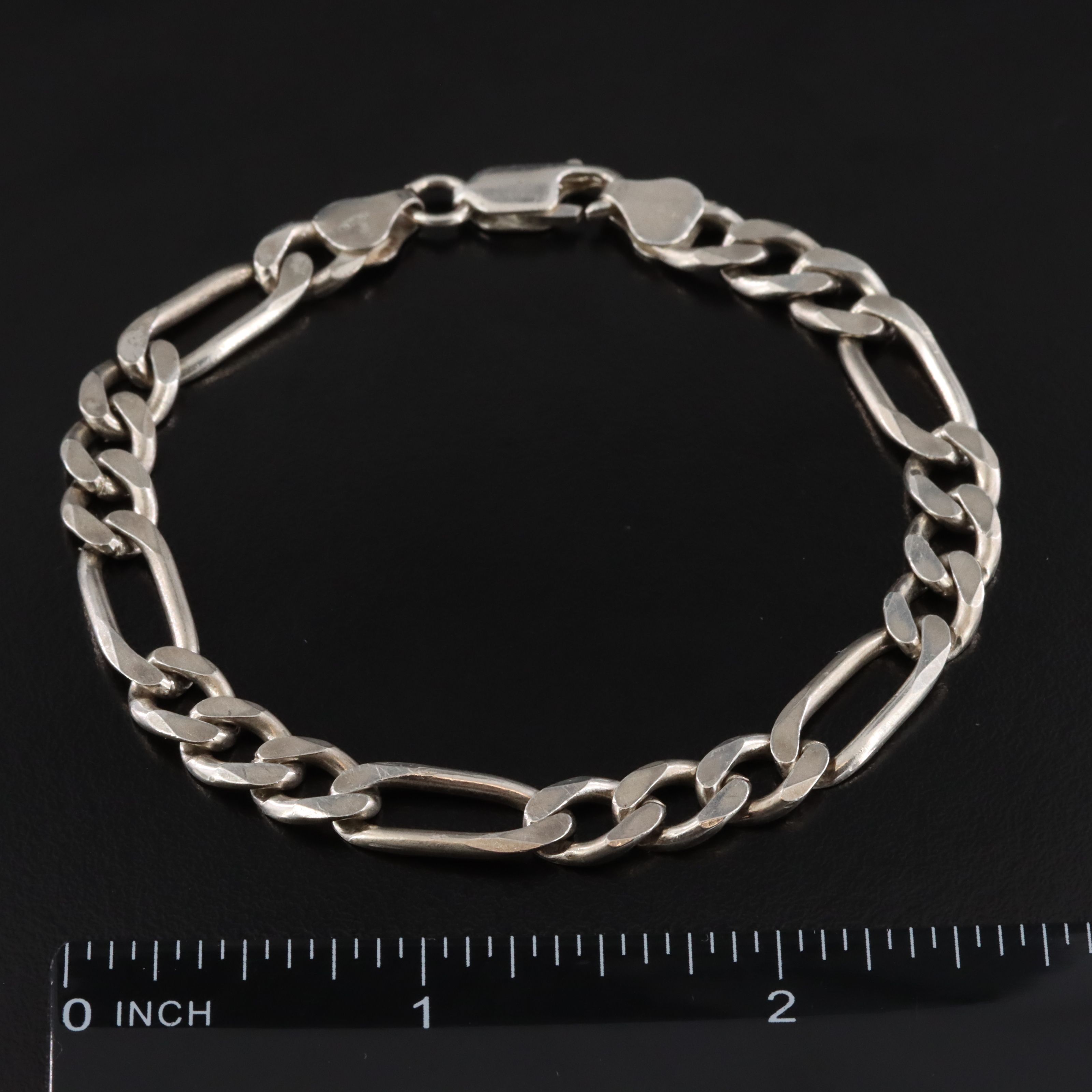 Sterling Silver Figaro Bracelet