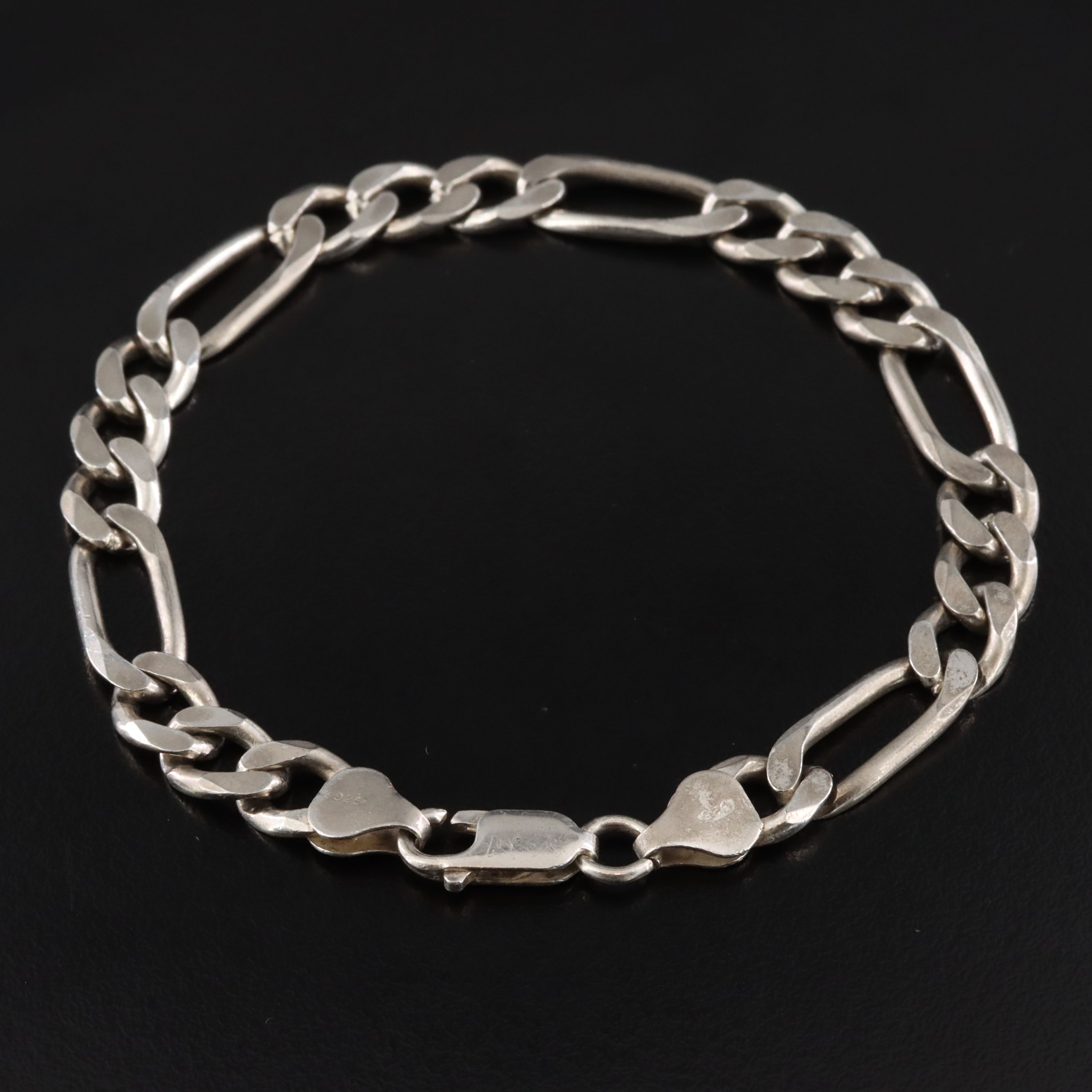 Sterling Silver Figaro Bracelet